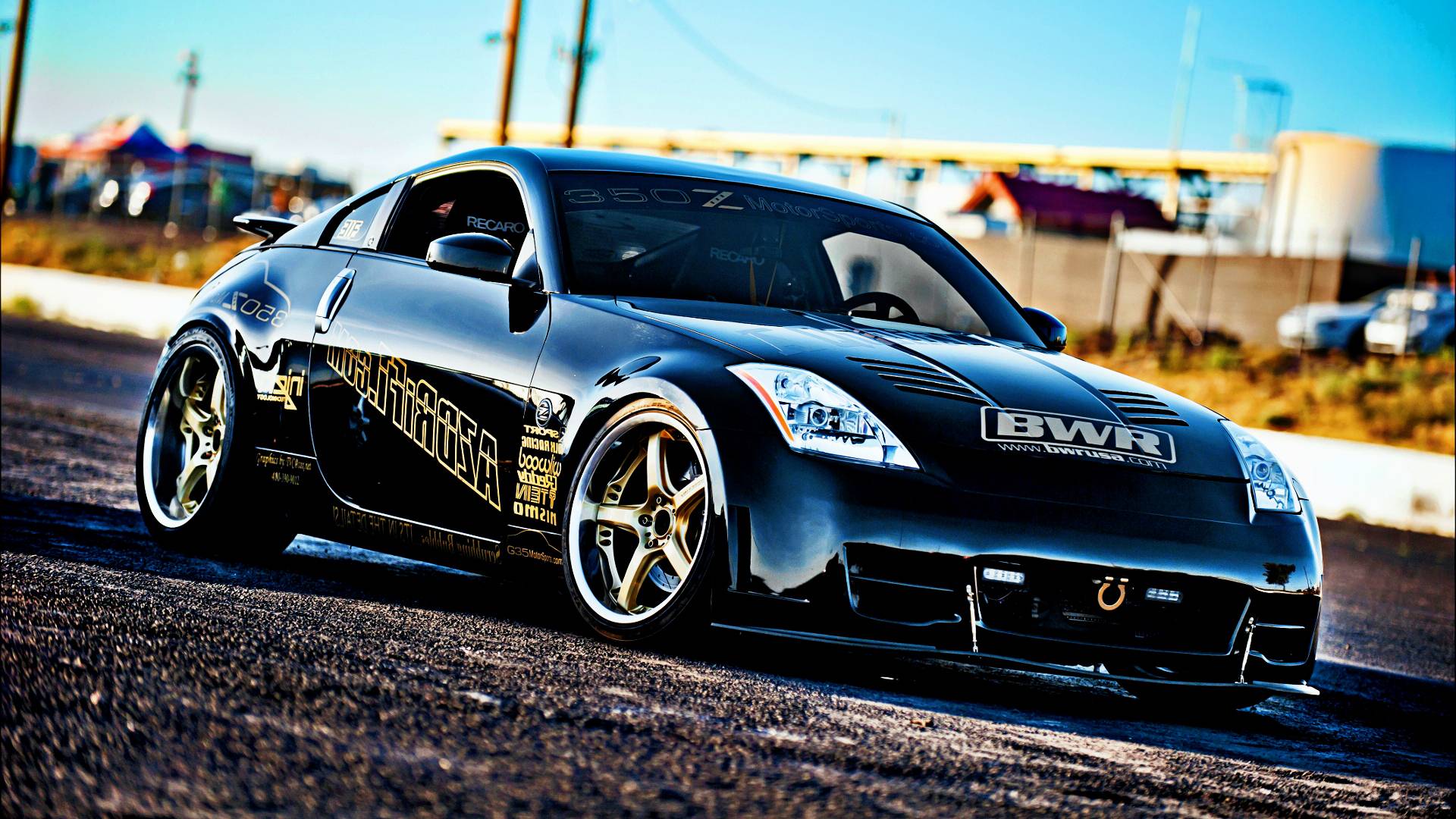 Black Nissan 350Z Modified Widescreen Wallpapers Nissan Car