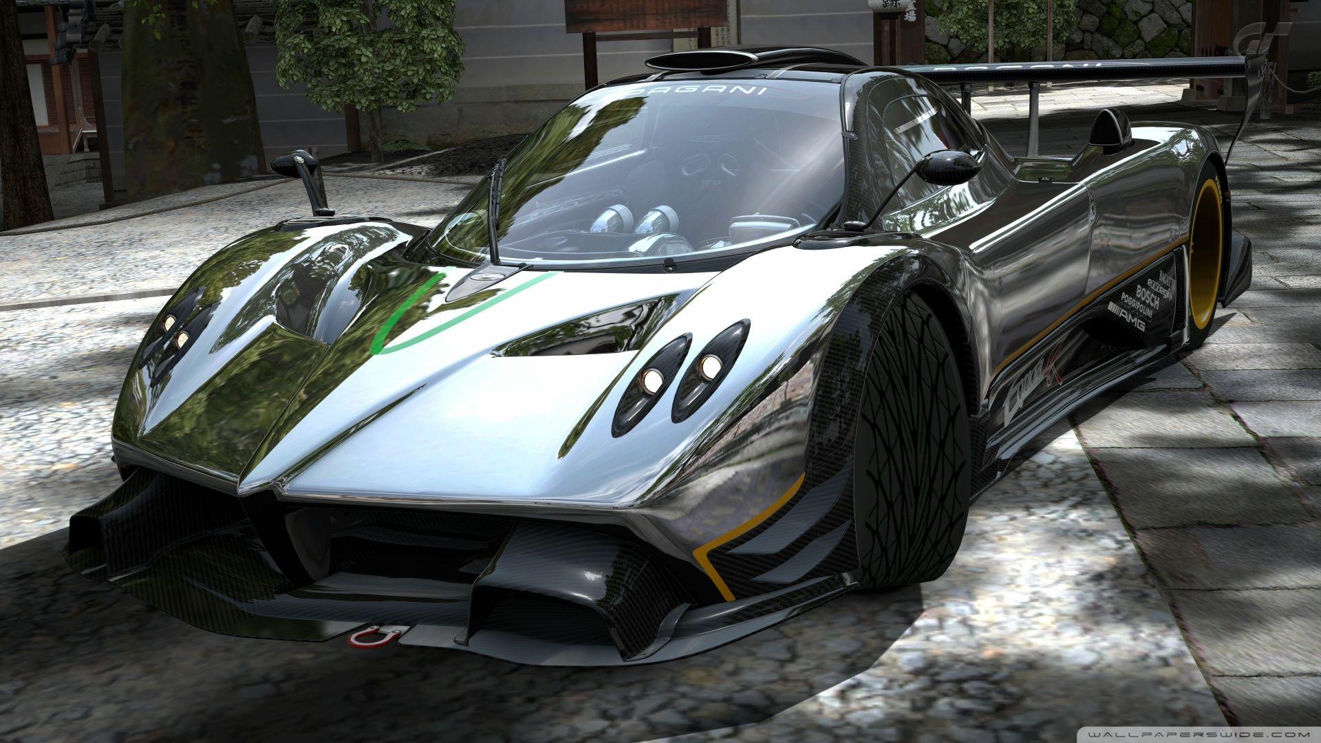 Pagani Zonda R Chrome HD desktop wallpapers : Widescreen : High