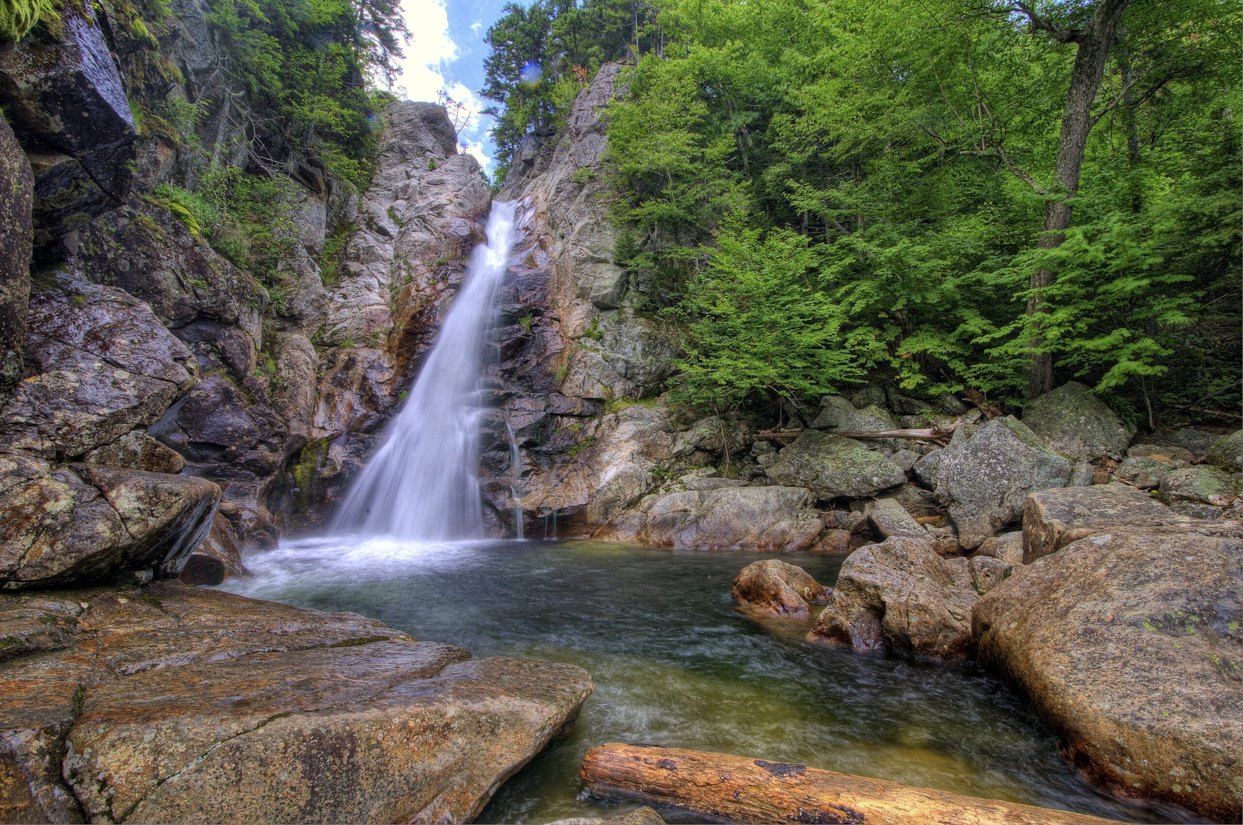 Wallpapers USA Glen Ellis New Hampshire Rock Nature