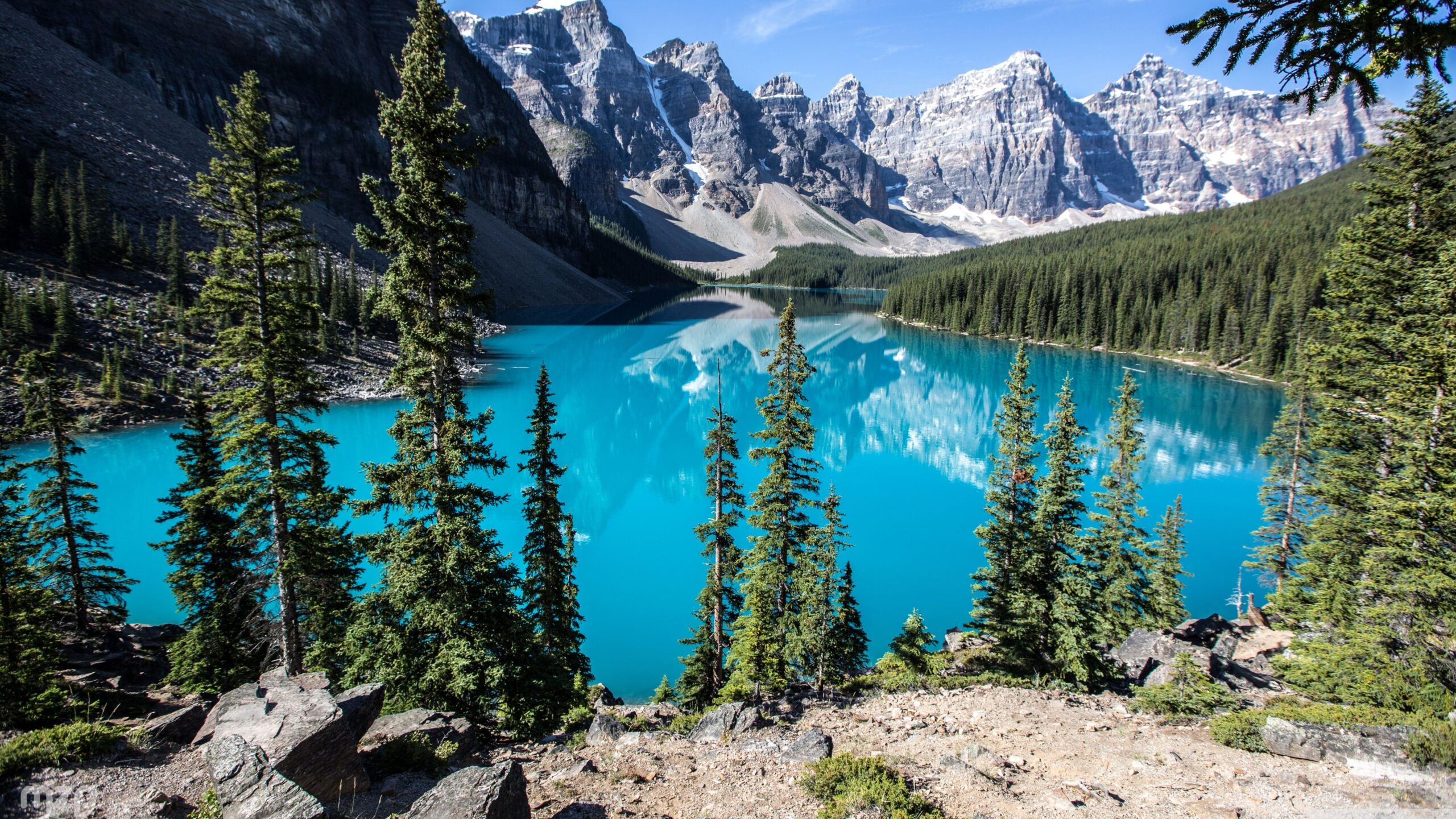 Moraine Lake, Banff National Park, Alberta, Canada ❤ 4K HD Desktop