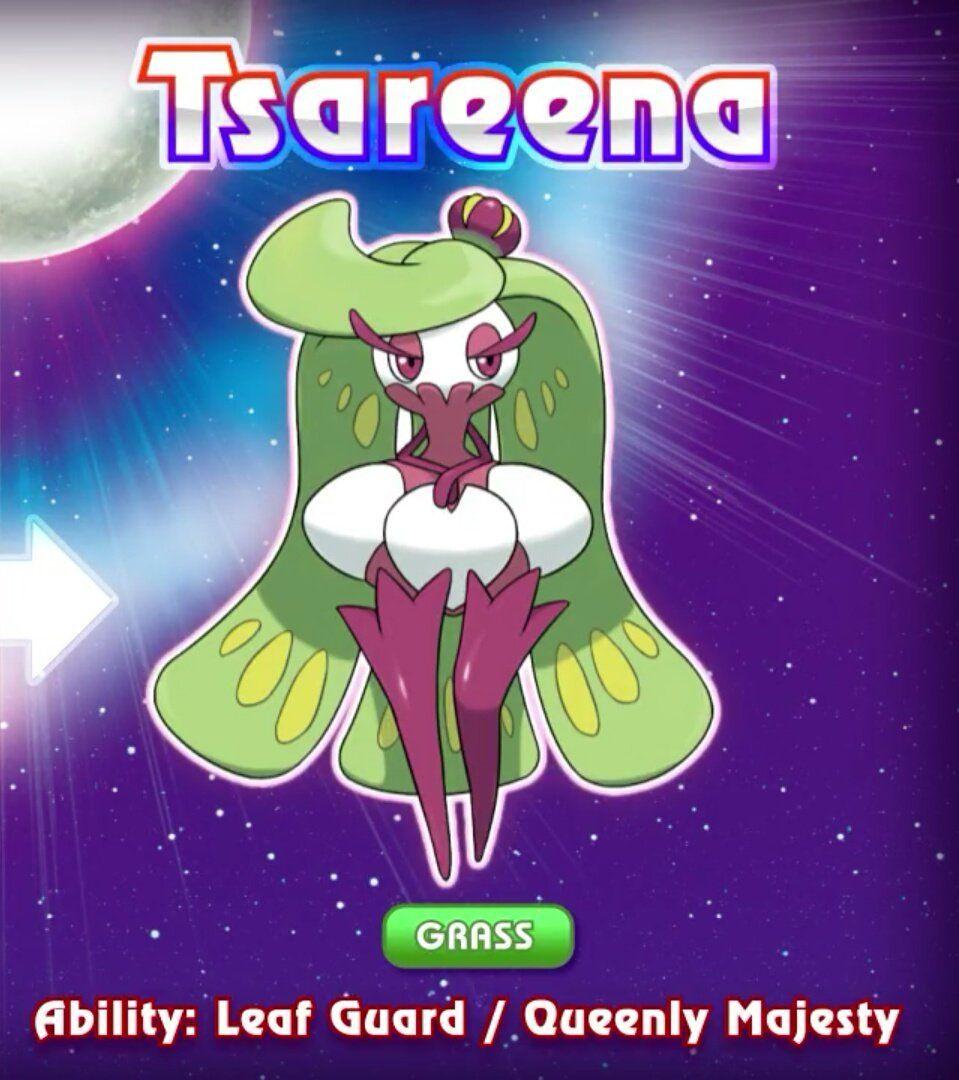 PokéTrends on Twitter: Tsareena has been announced for Pokémon Sun