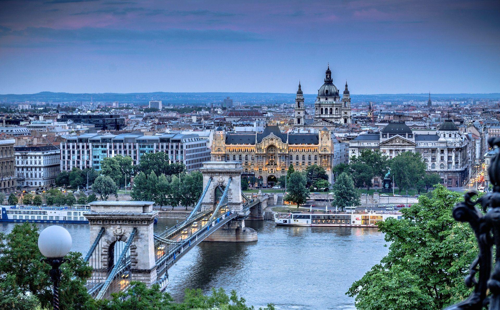 Wallpapers Chain Bridge Budapest Hungary