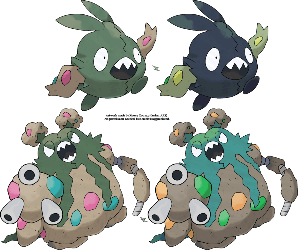 Trubbish and Garbodor v.2 by Xous54