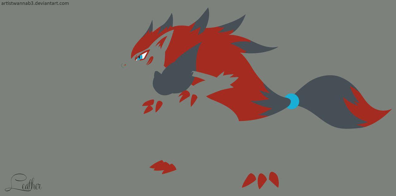 Zoroark Minimalist Wallpapers by ArtistWannaB3