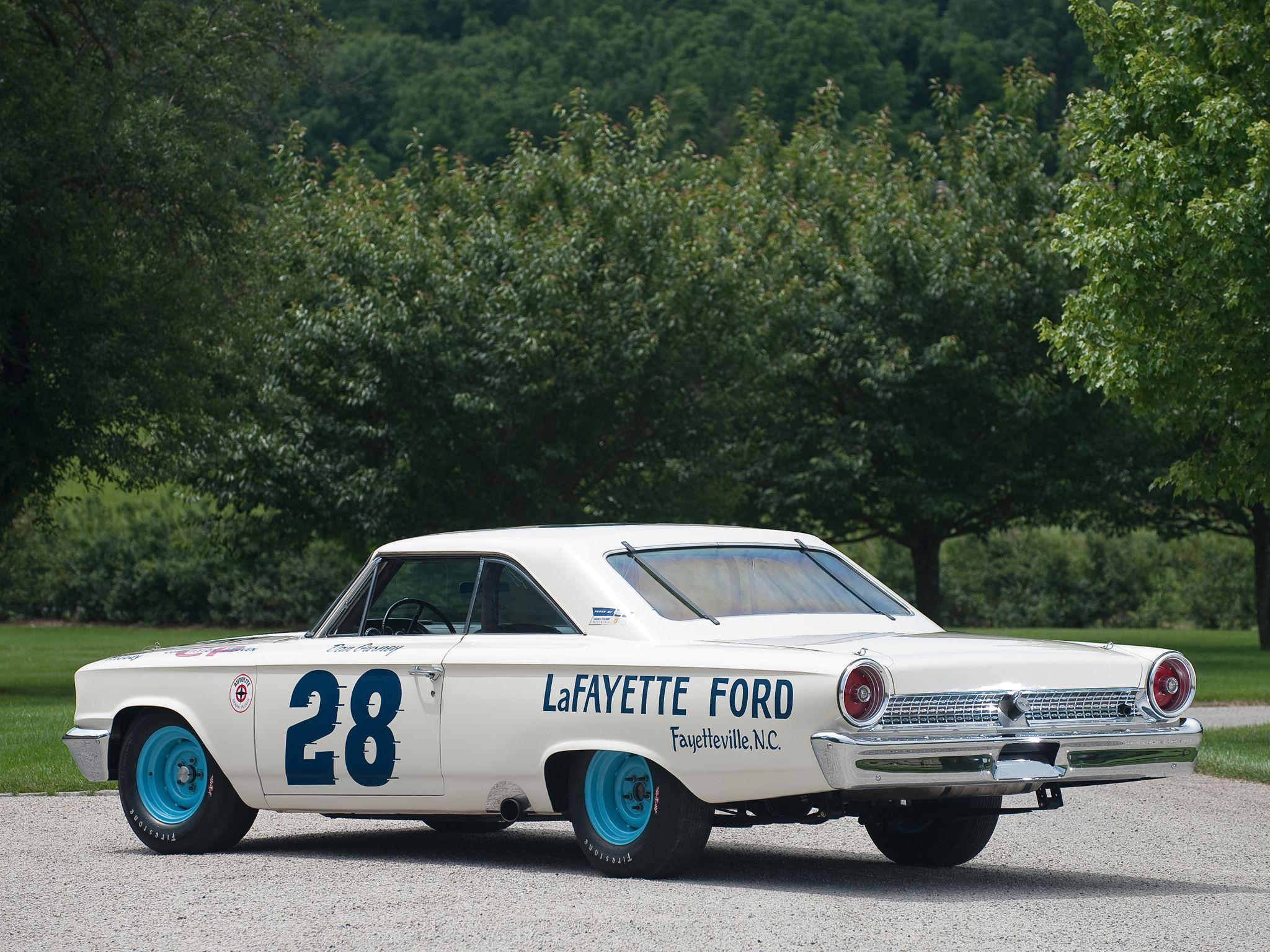 Ford Galaxie 500 XL 427 Lightweight NASCAR Race Car ‘1963 HD