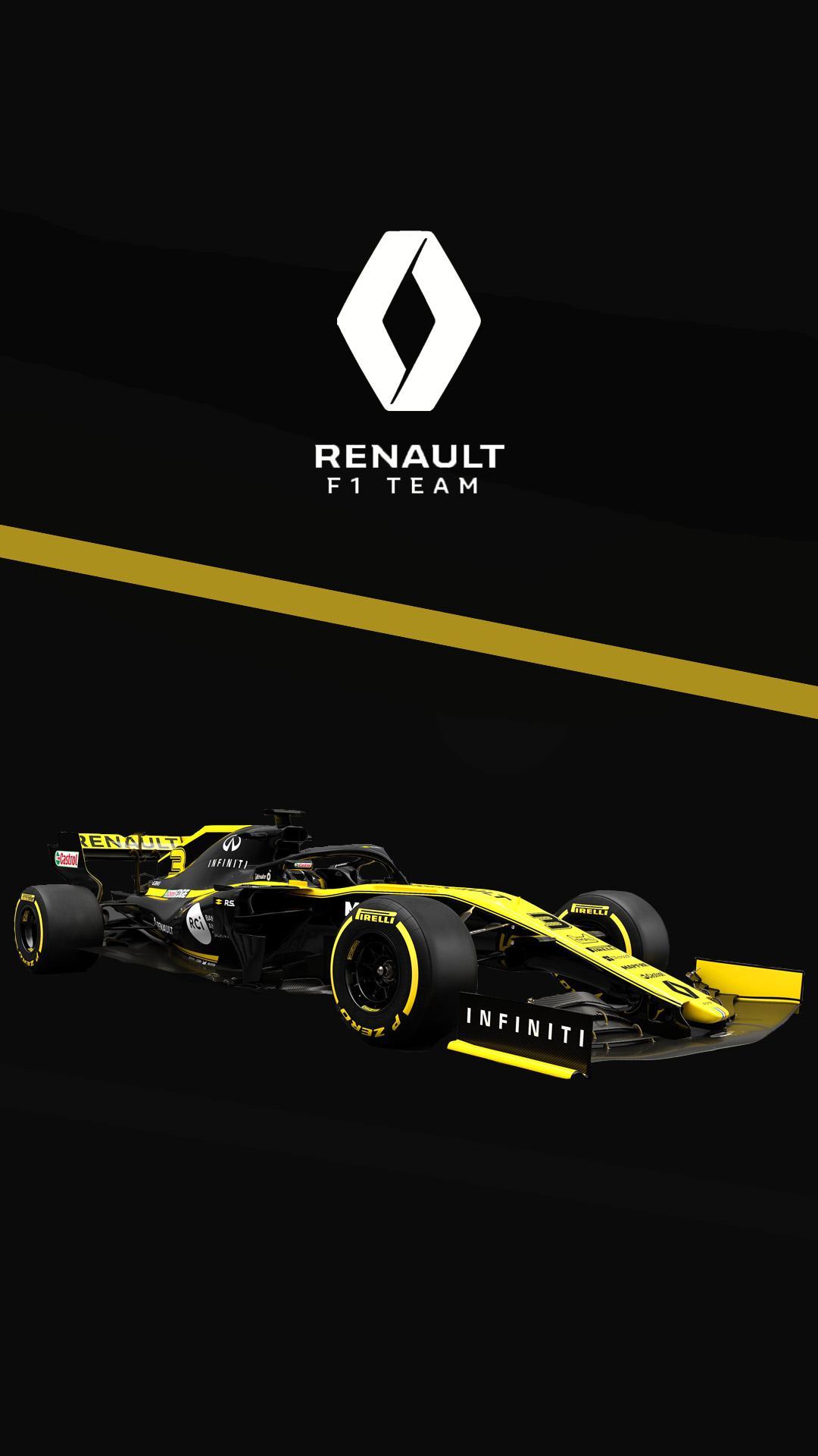 Renault 2019 phone wallpapers I made : formula1