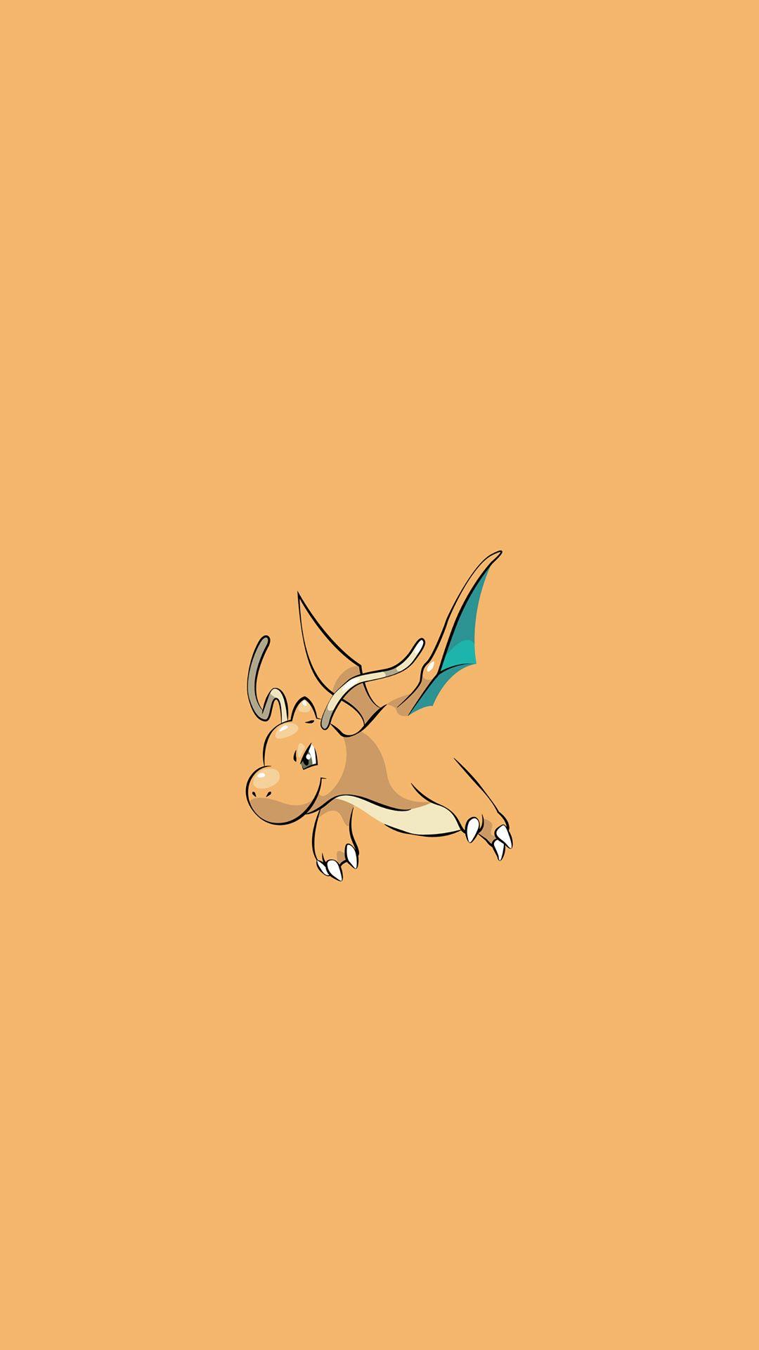 Dragonite Pokemon Character iPhone 6+ HD Wallpapers