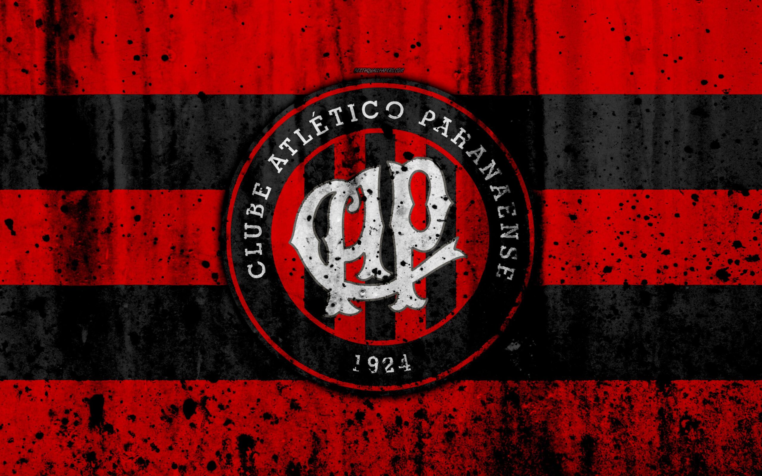 Download wallpapers FC Atletico Paranaense, 4k, grunge, Brazilian