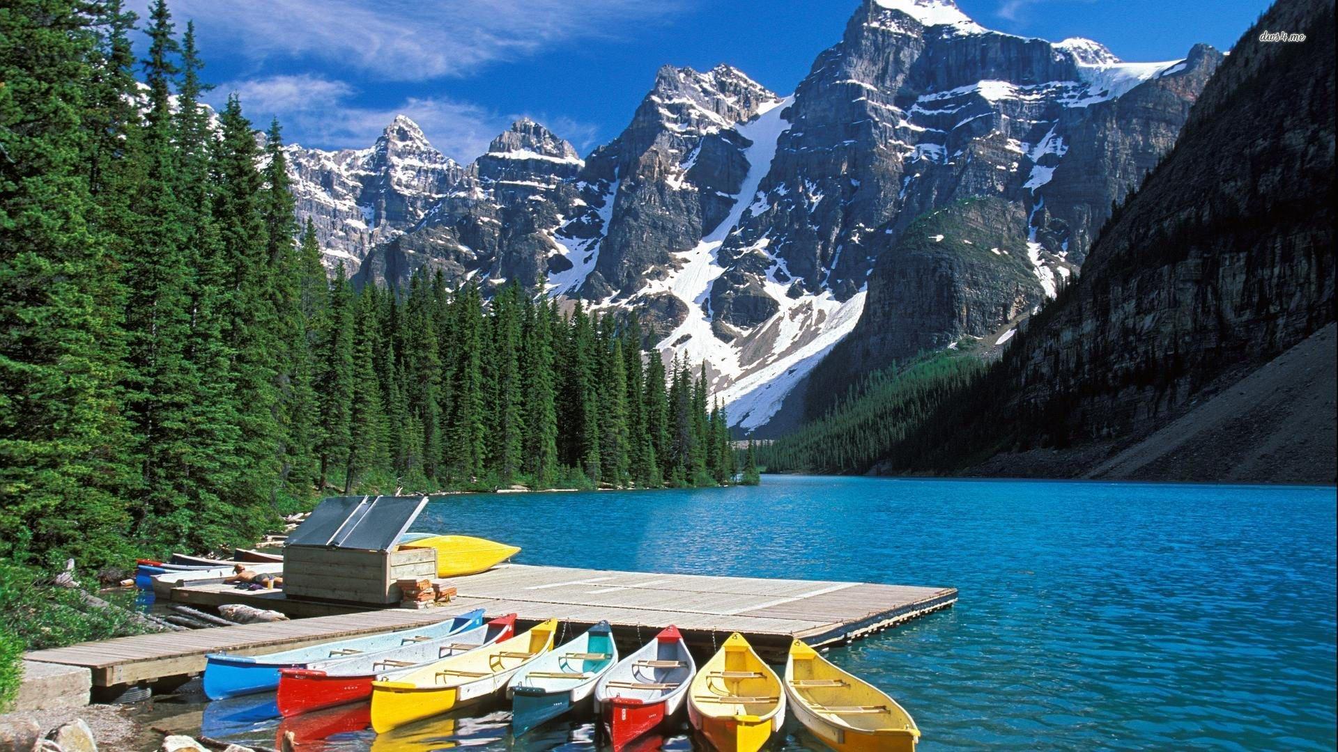 Download Moraine Lake Alberta Wallpapers – Travel HD Wallpapers