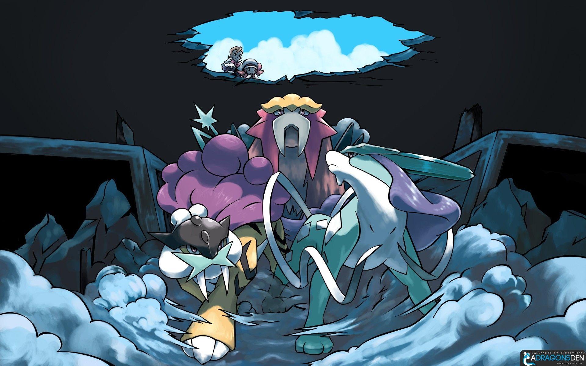 pokemon anime entei suicune raikou wallpapers High Quality