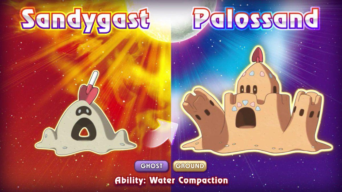 PokéTrends on Twitter: Sandygast & Palossand were revealed for