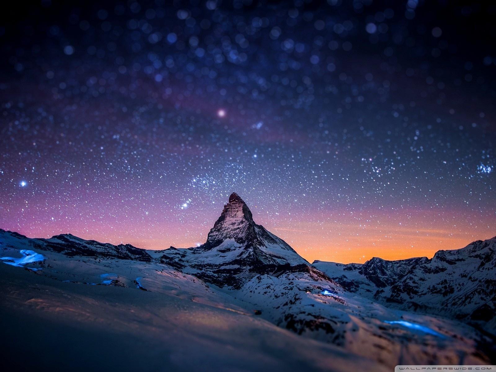 Mountain at Night ❤ 4K HD Desktop Wallpapers for 4K Ultra HD TV