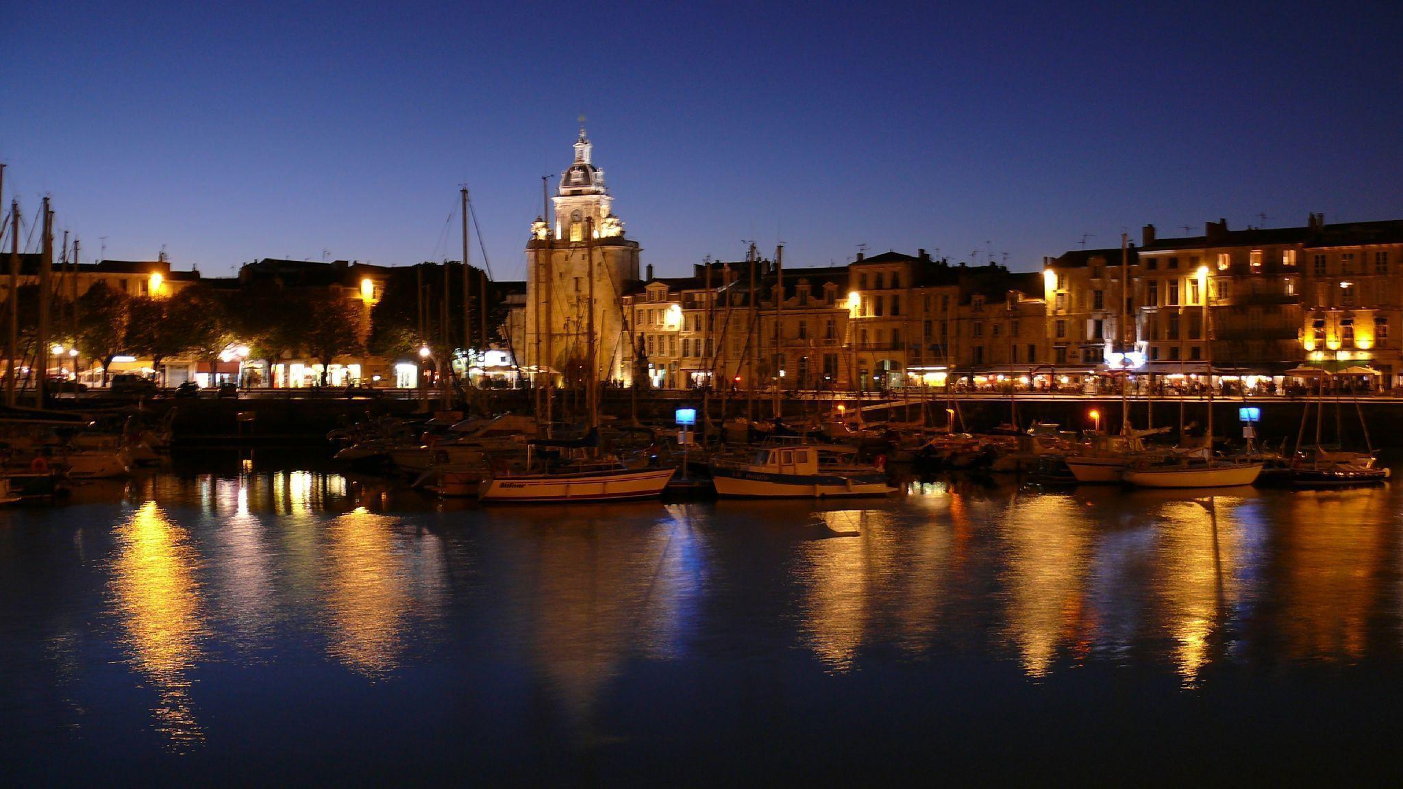 Night lights in Marseille, France wallpapers and image