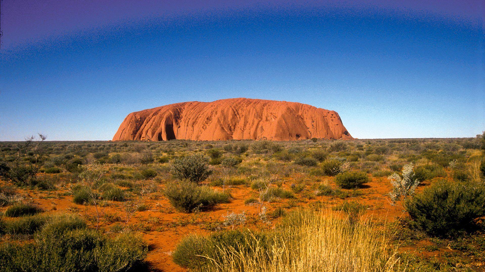 Uluru Ayers Rock Desert In The Northern Territory Of Australia Hd