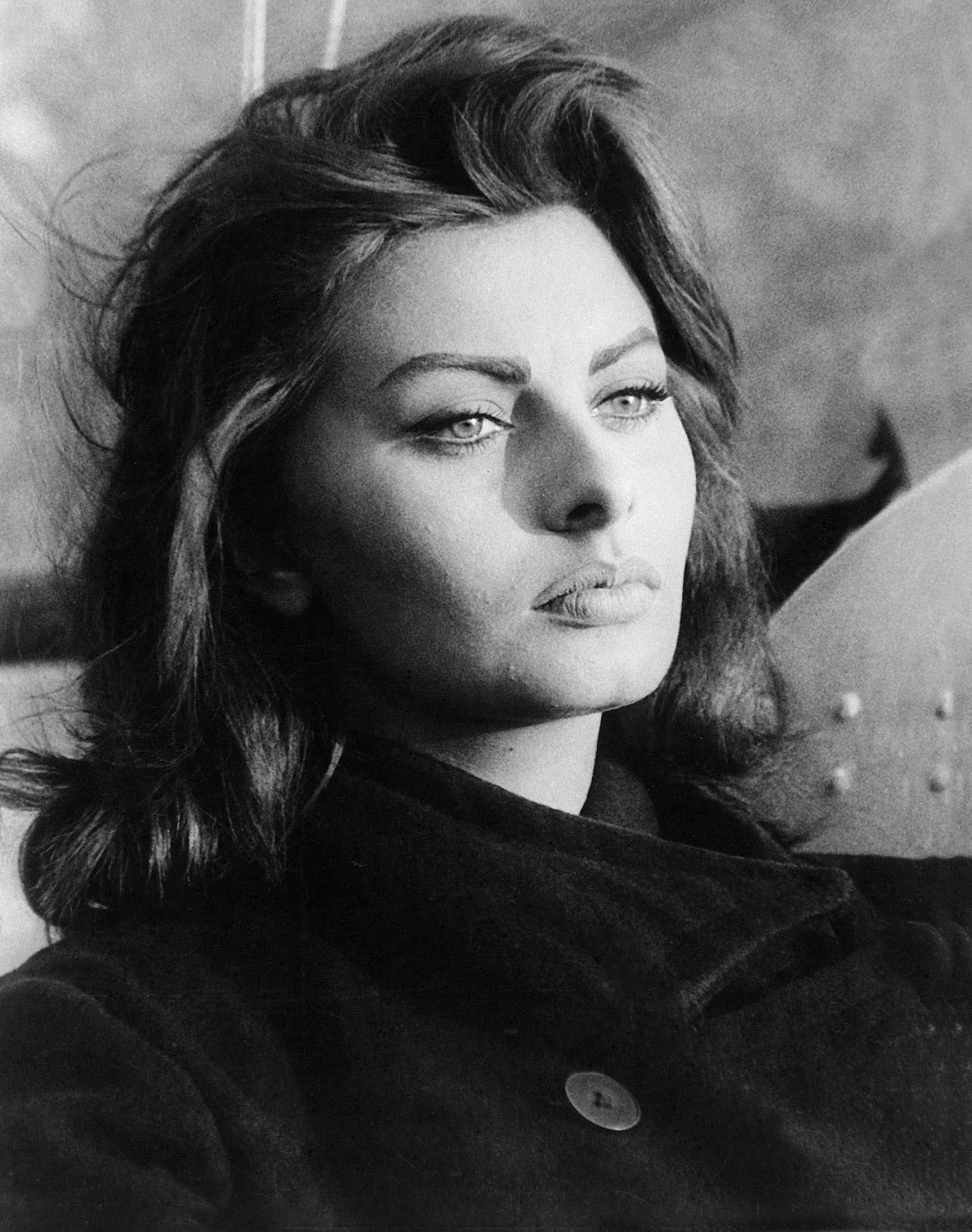 Sophia Loren. Can’t believe I found a pic of her around my age. I