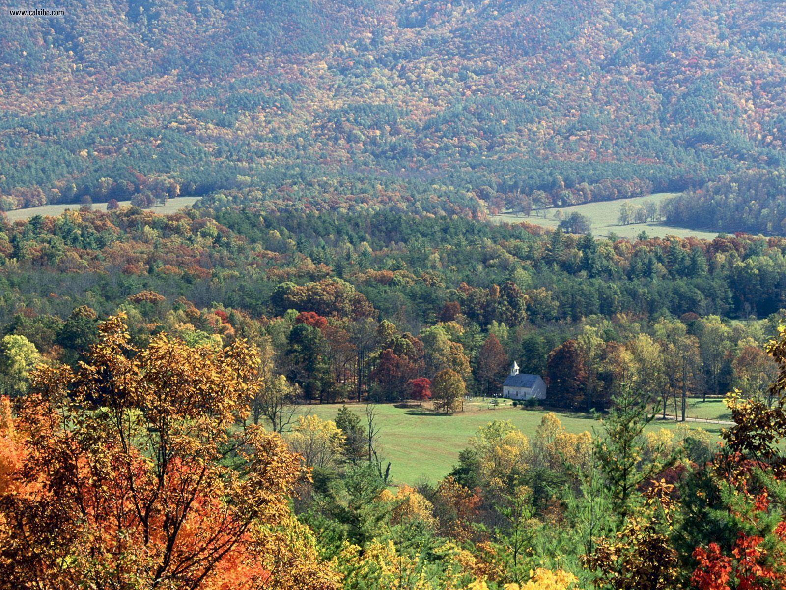 Nature: Old Methodist Church Cades Cove Great Smoky Mountains