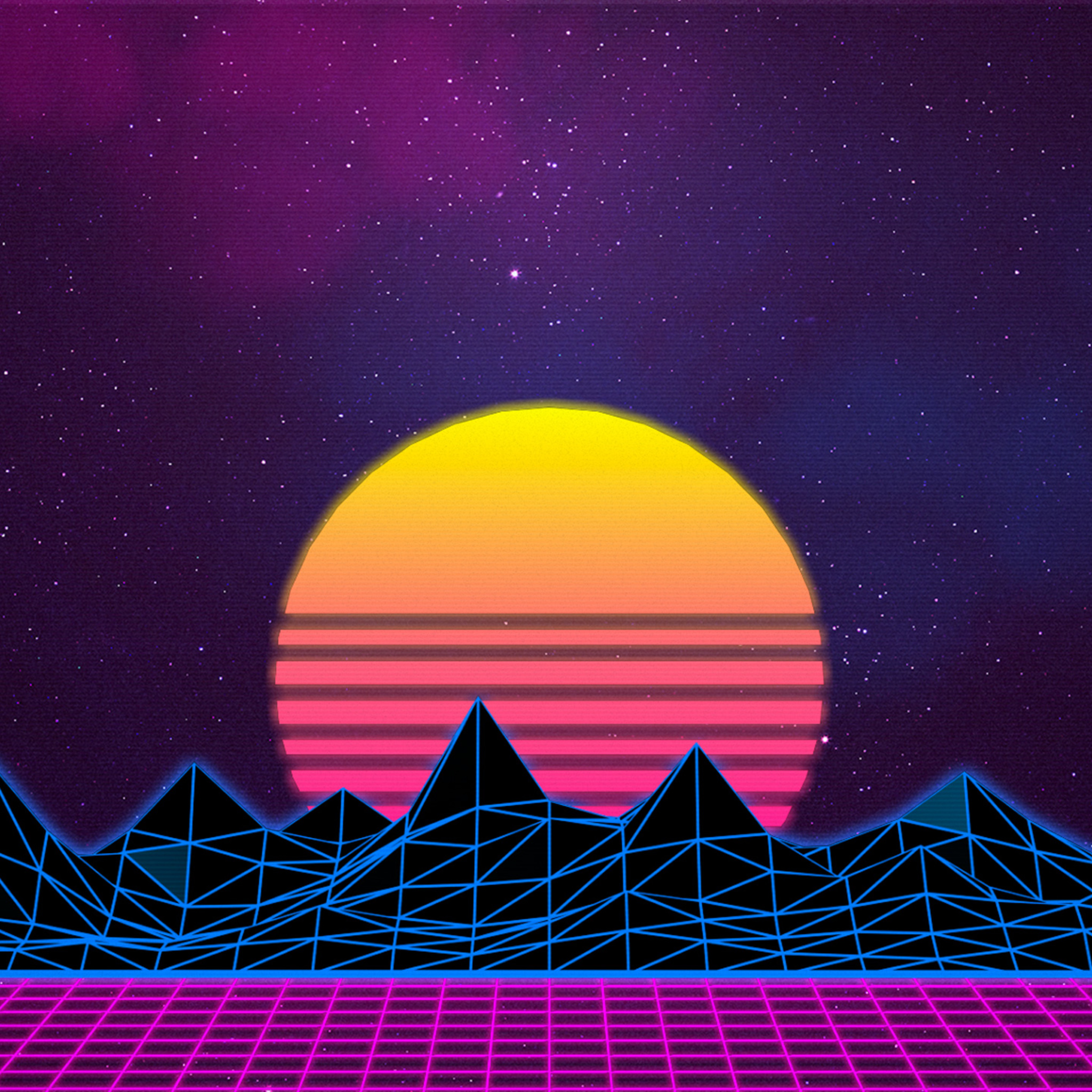 Retrowave Ipad Air HD 4k Wallpapers, Image, Backgrounds