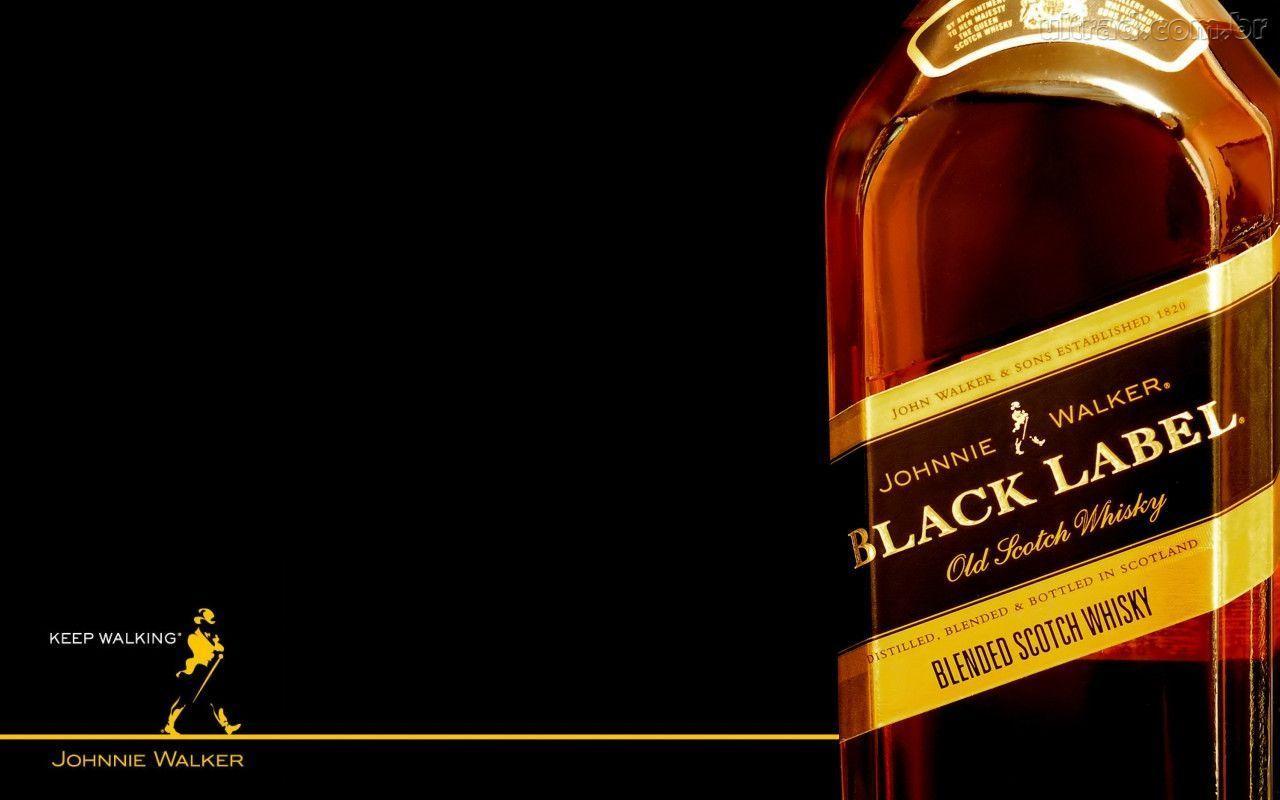 154464 Papel de Parede Black Label Johnnie Walker Black