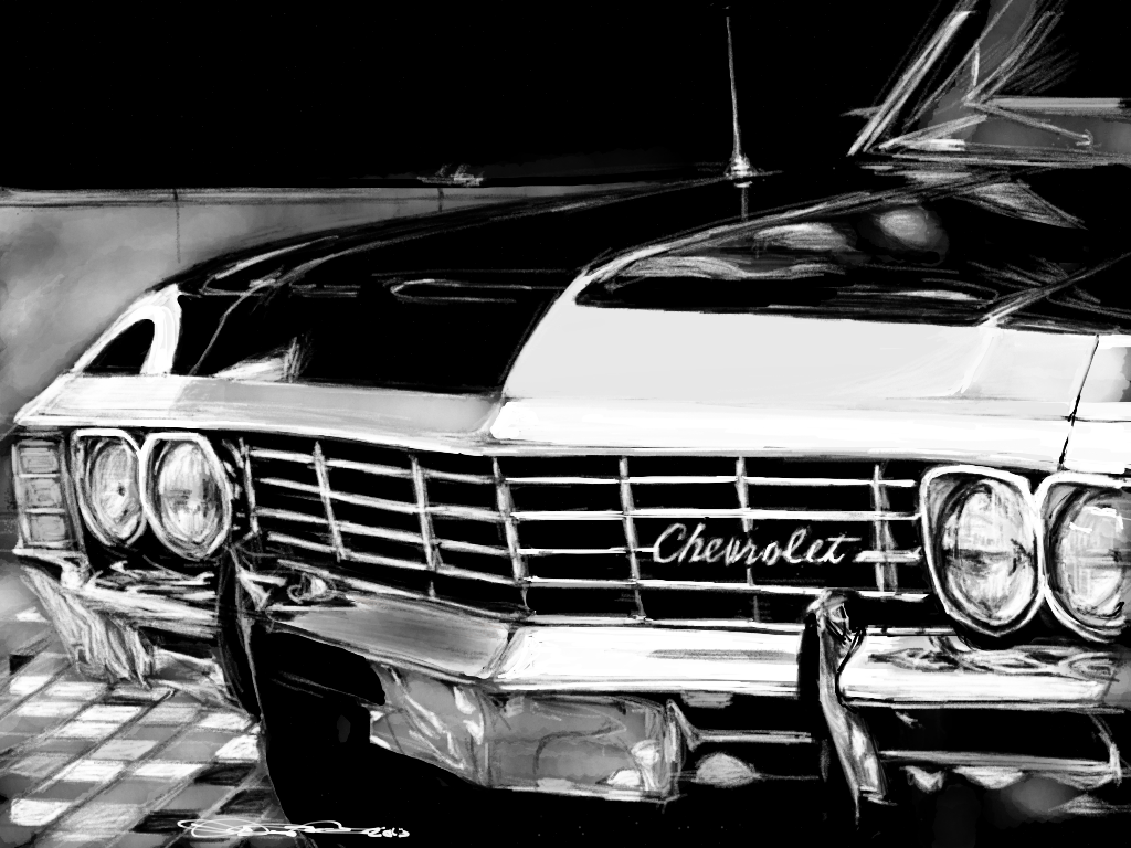 supernatural chevy by acostamt