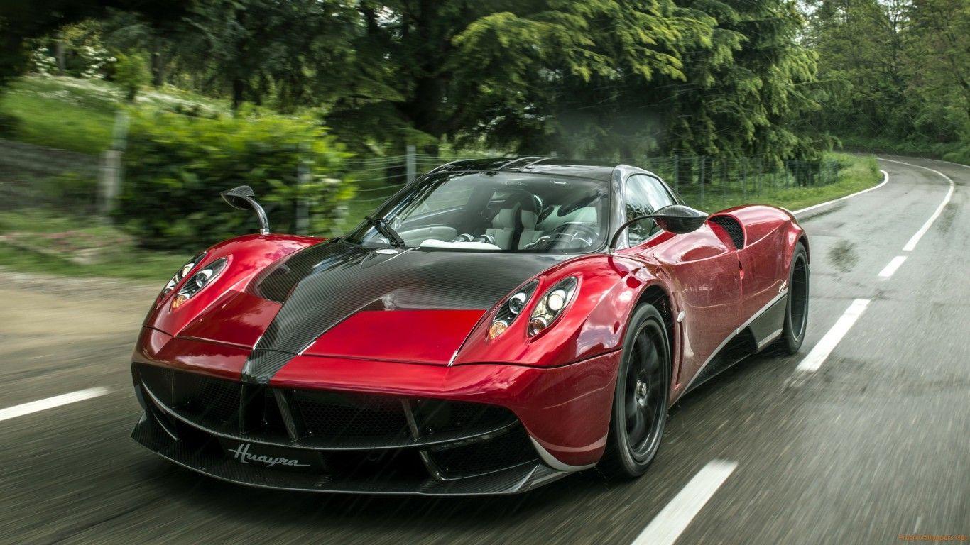 Pagani Huayra Red And Black Hypercar wallpapers