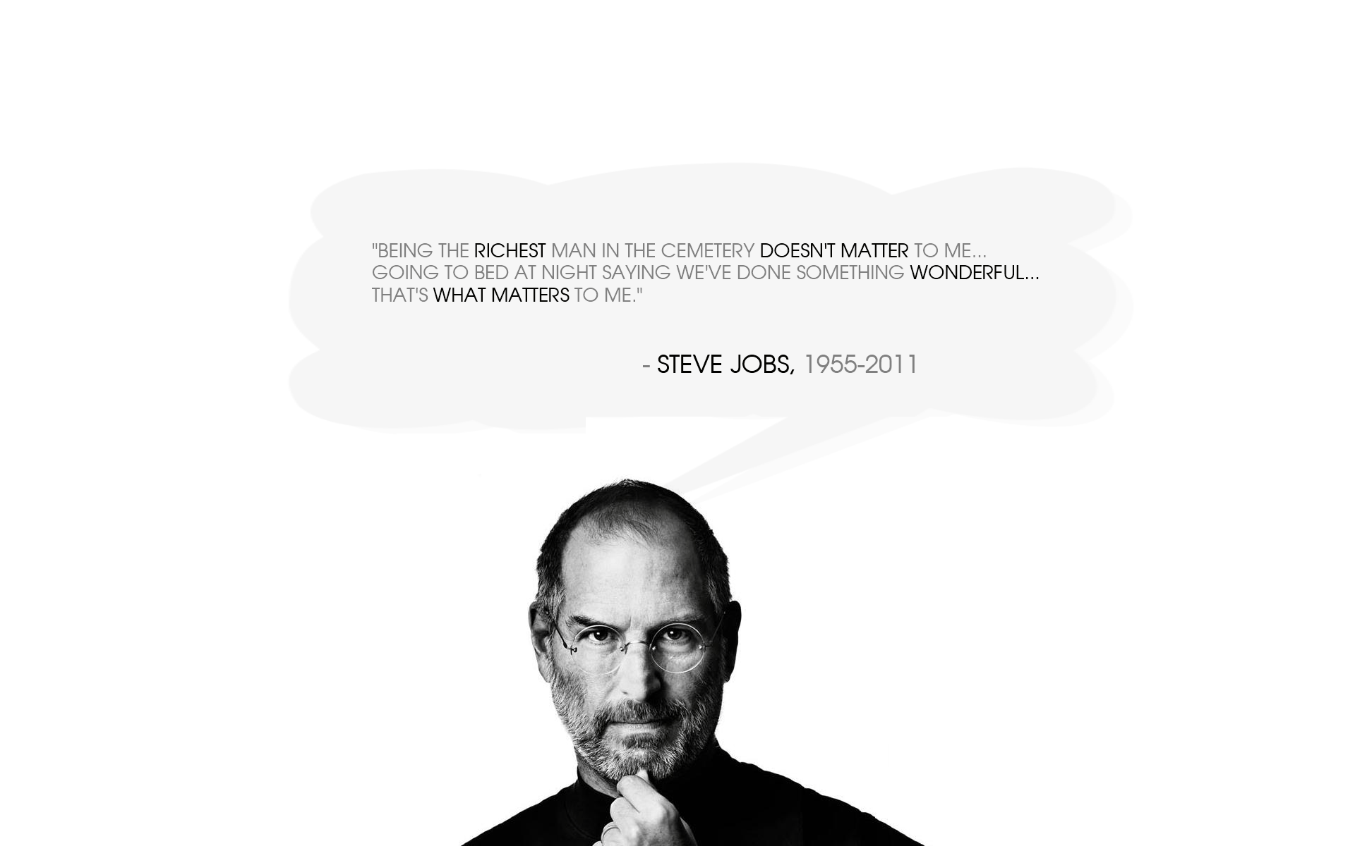 Steve Jobs quote Wallpapers #