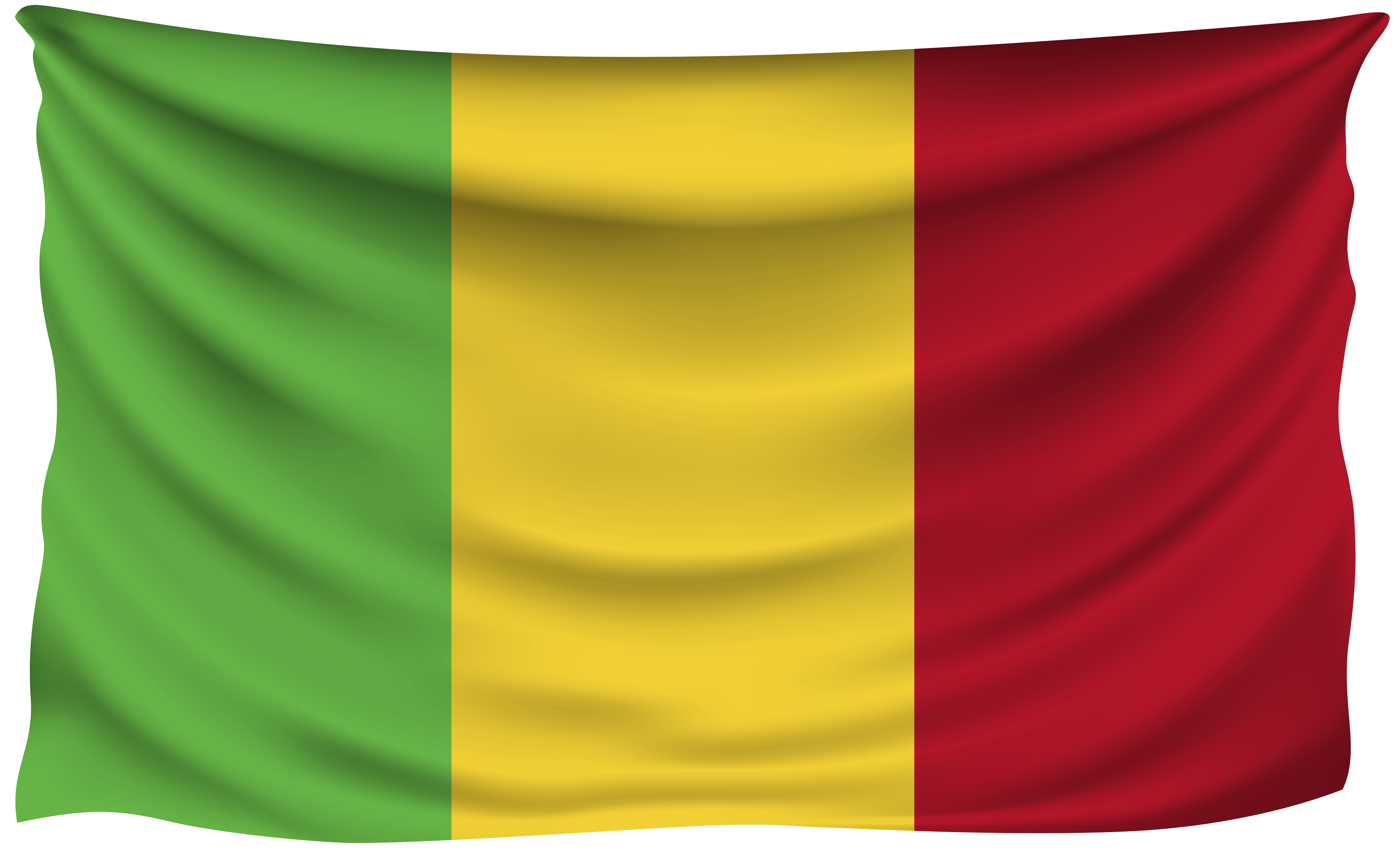 Mali Wrinkled Flag