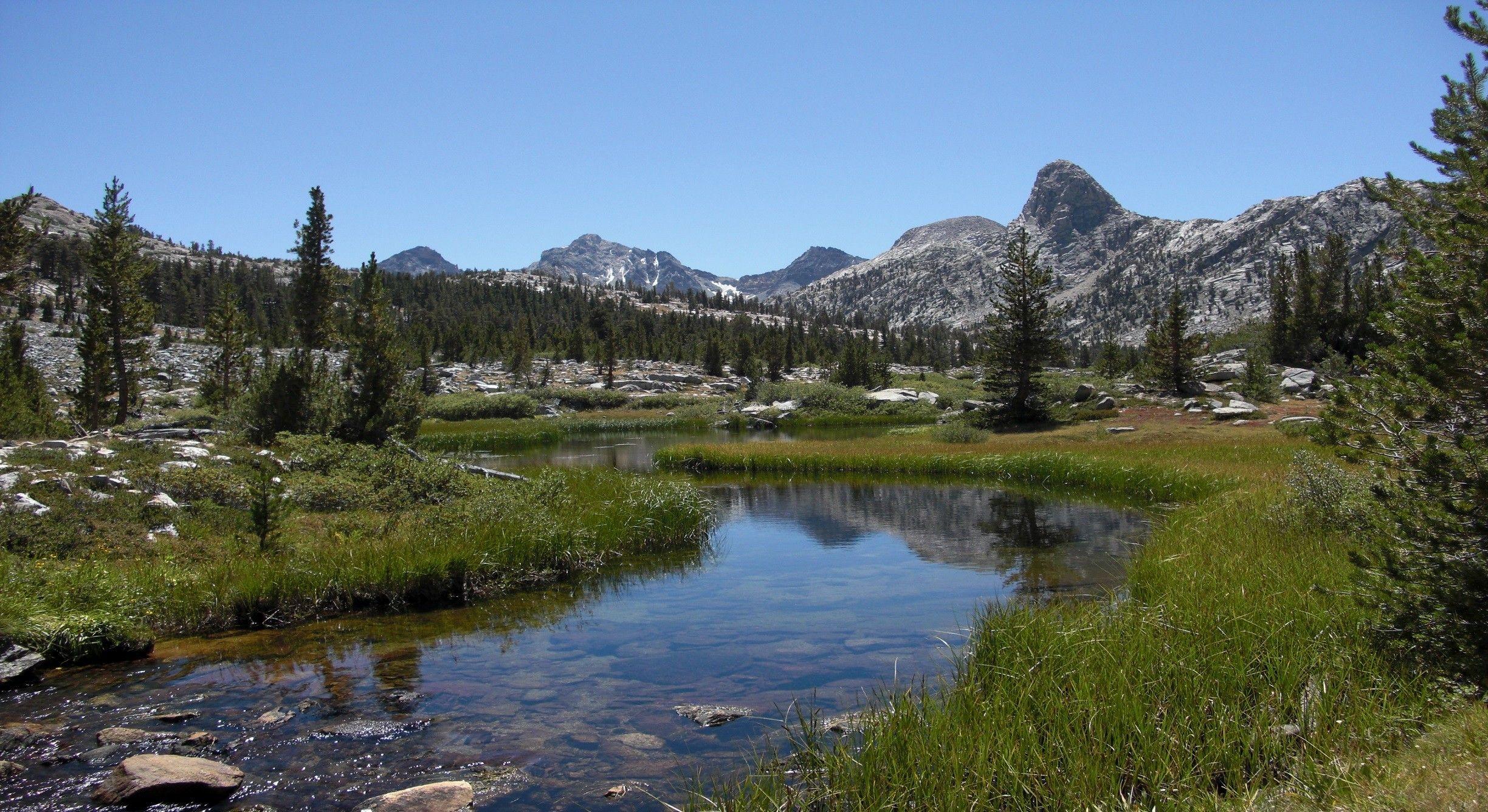 Mountain: Kings Canyon National Park California Land Grass Blue