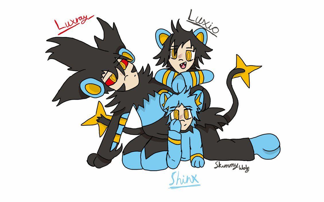 manga: shinx, luxio and luxray by Skimmywolf