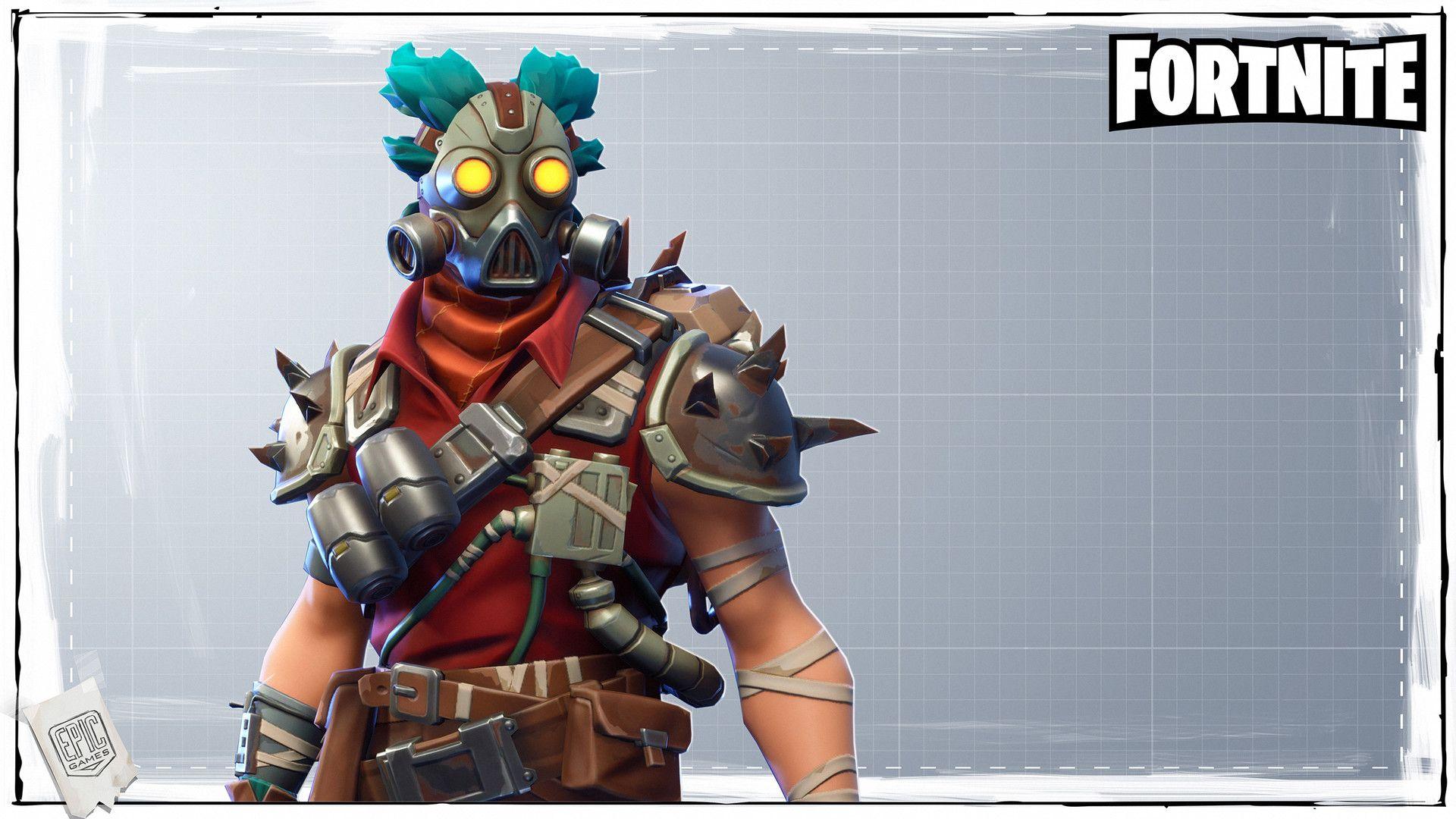 Ruckus Skin Fortnite Battle Royale by Rabcat Game Art