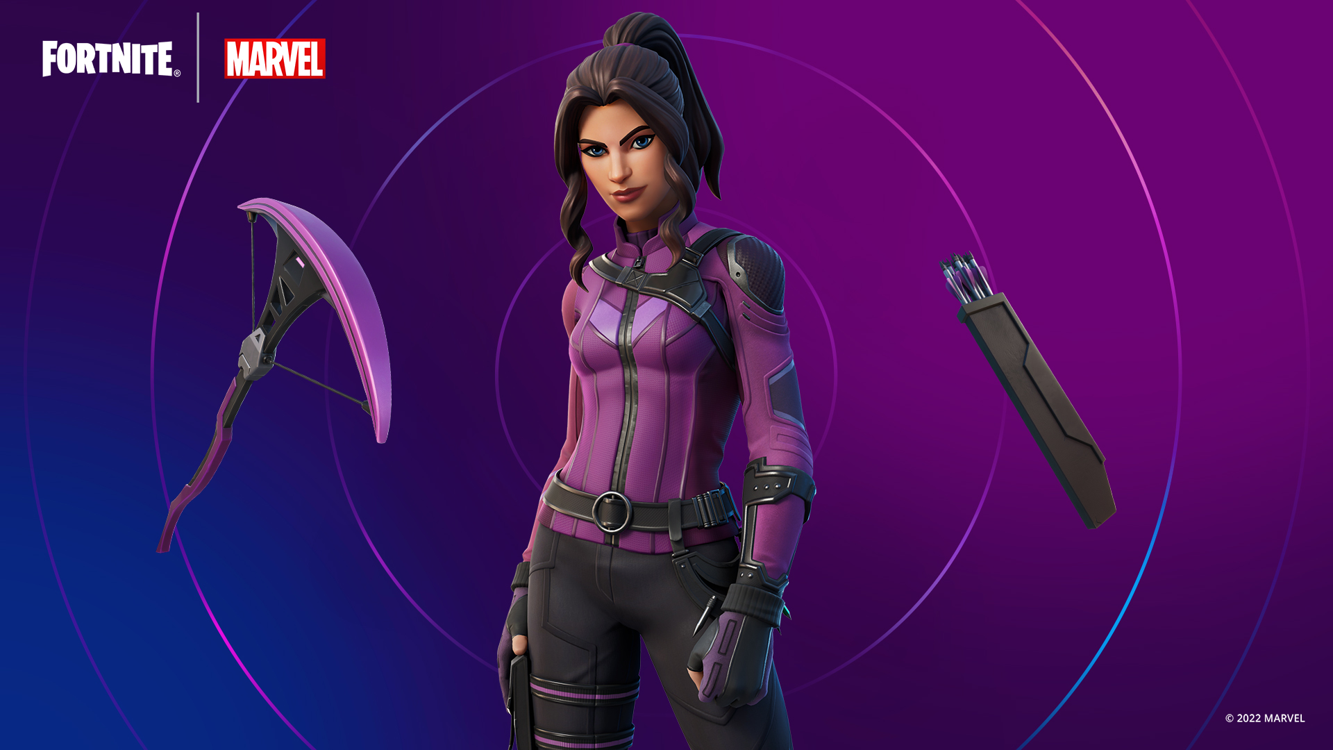 Kate Bishop Fortnite wallpapers