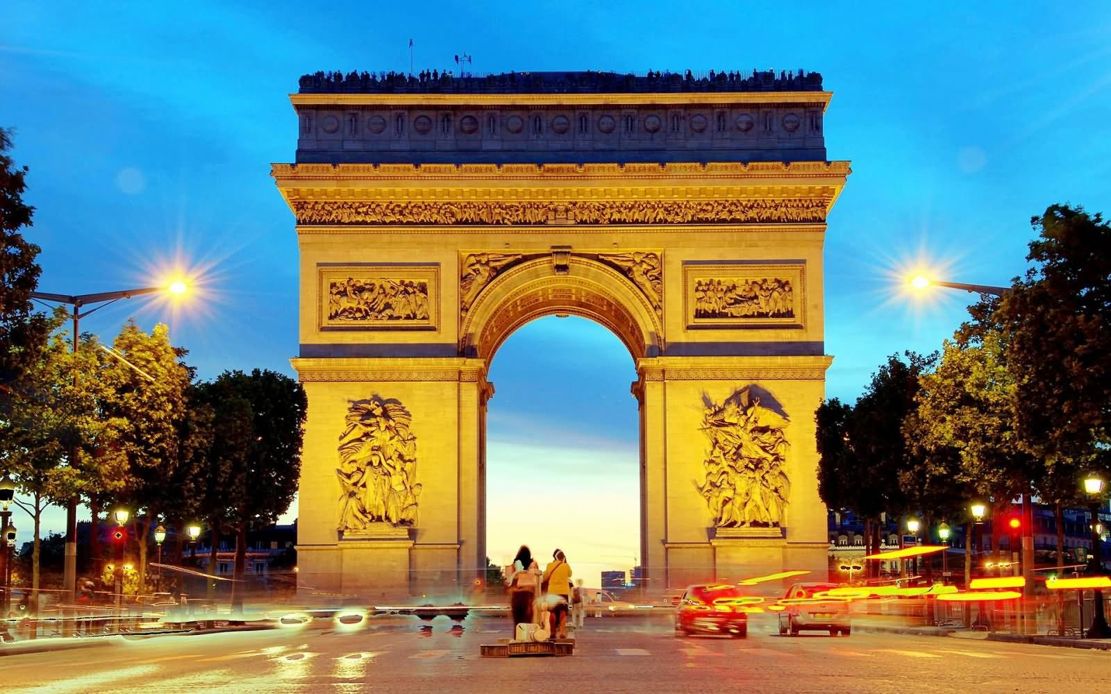 50 Awesome Arc de Triomphe Night Pictures