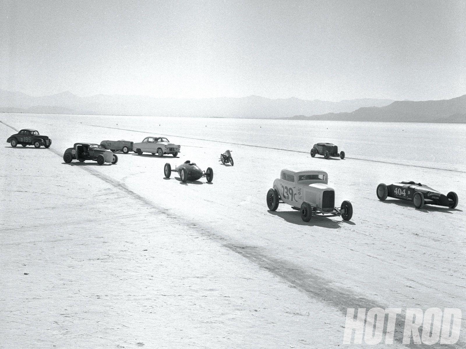 Vintage Salt Flat Race Cars