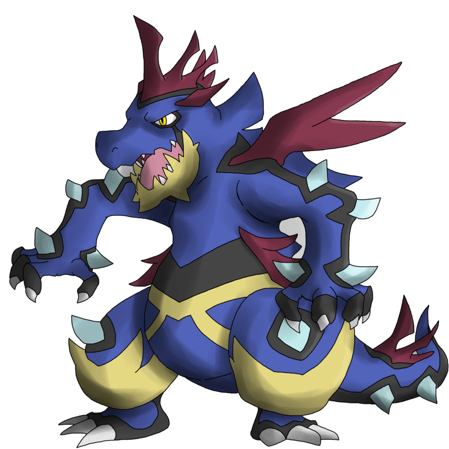 Mega Feraligatr Evolution! by SparkusThunderbolt