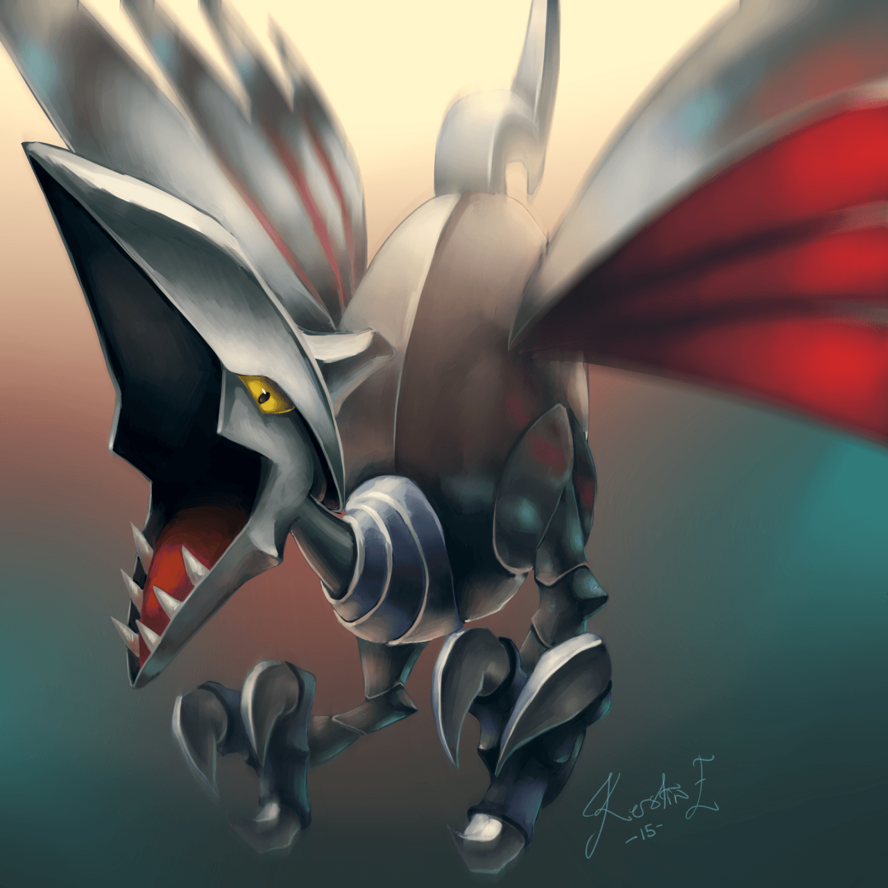 Skarmory. One of Brandon’s strong pokemon