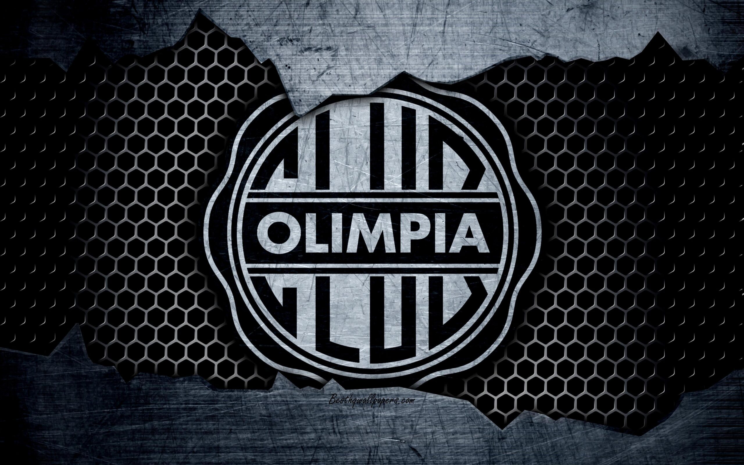 Download wallpapers Olimpia Asuncion, 4k, logo, Paraguayan Primera