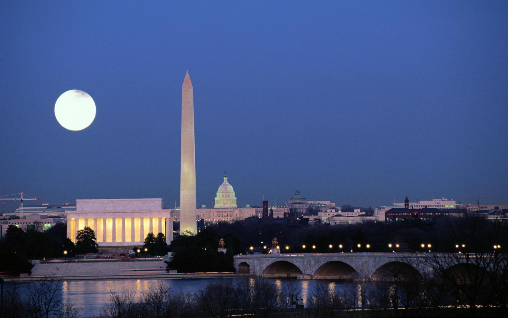 Washington Monument Moon Wallpapers by HD Wallpapers Daily