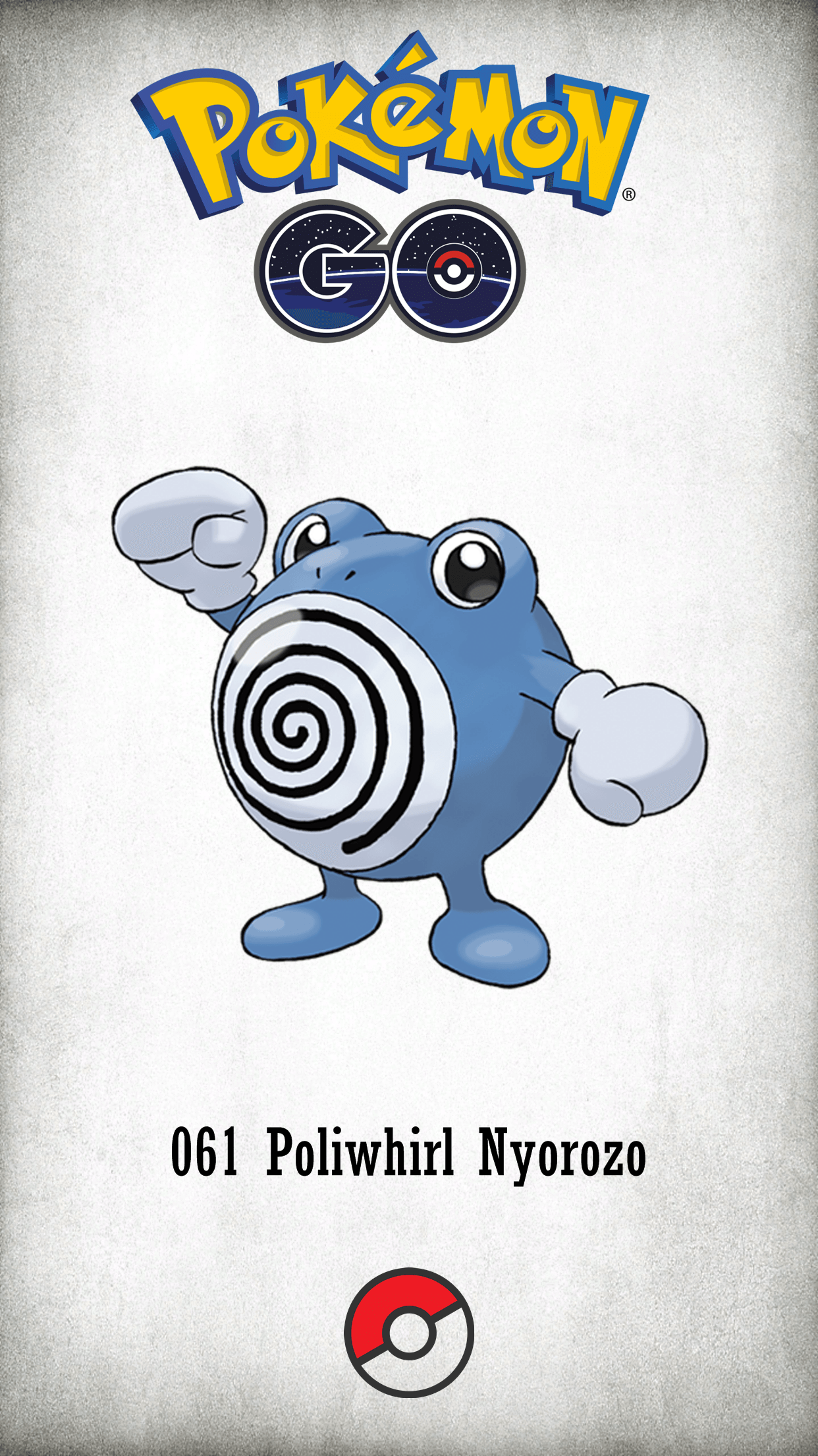 061 Character Poliwhirl Nyorozo