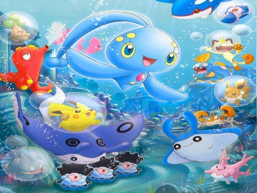 water pokemon club image Manaphy and Friends HD wallpapers and