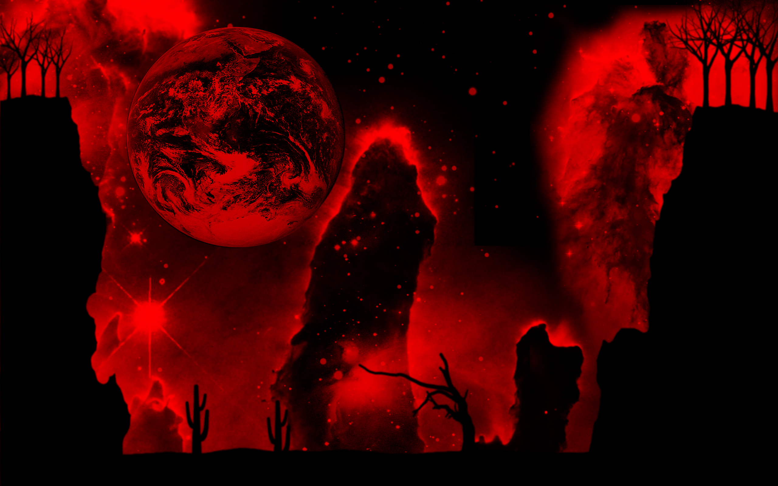 Group of Red Moon Wallpapers 38