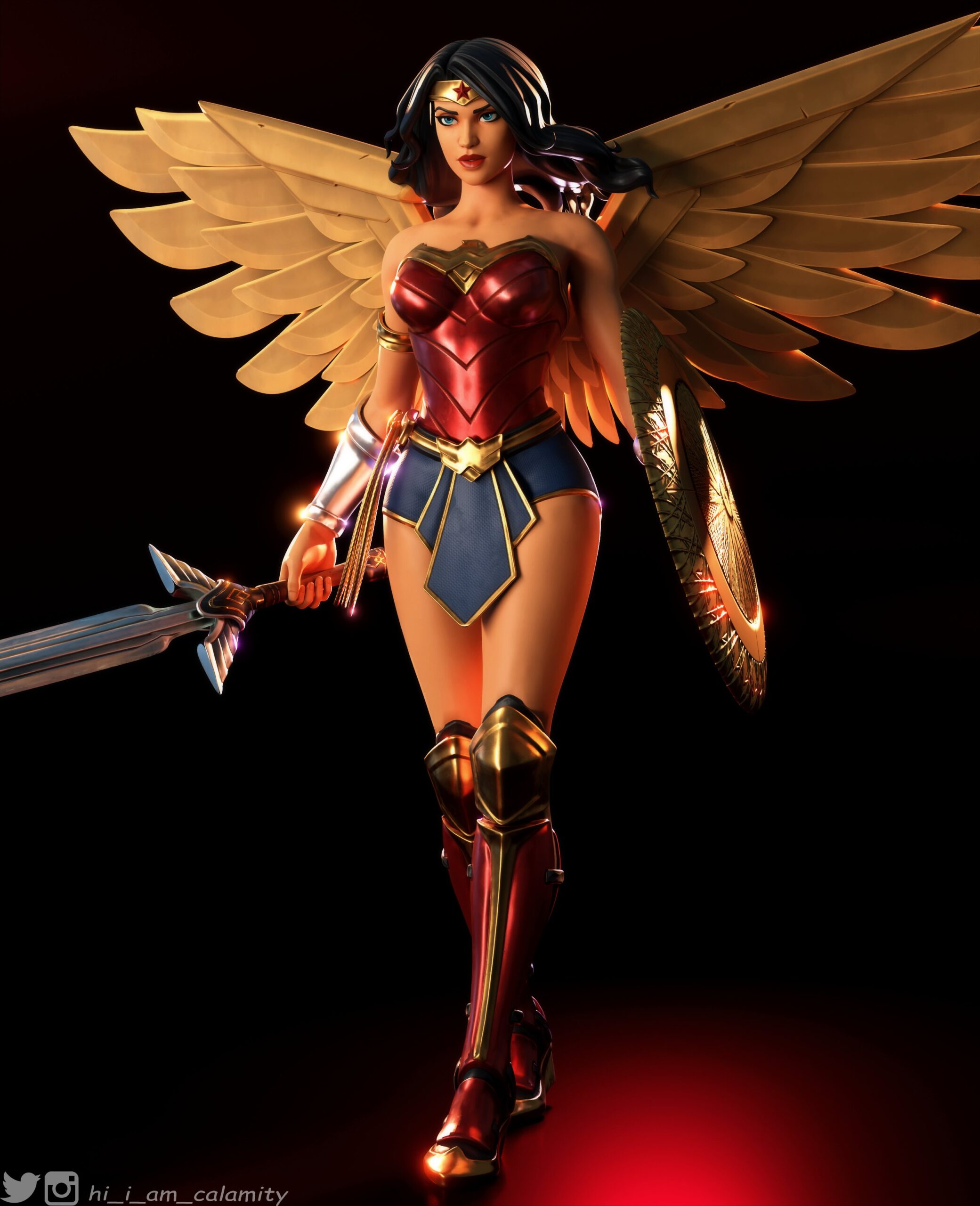 Wonder Woman Fortnite wallpapers