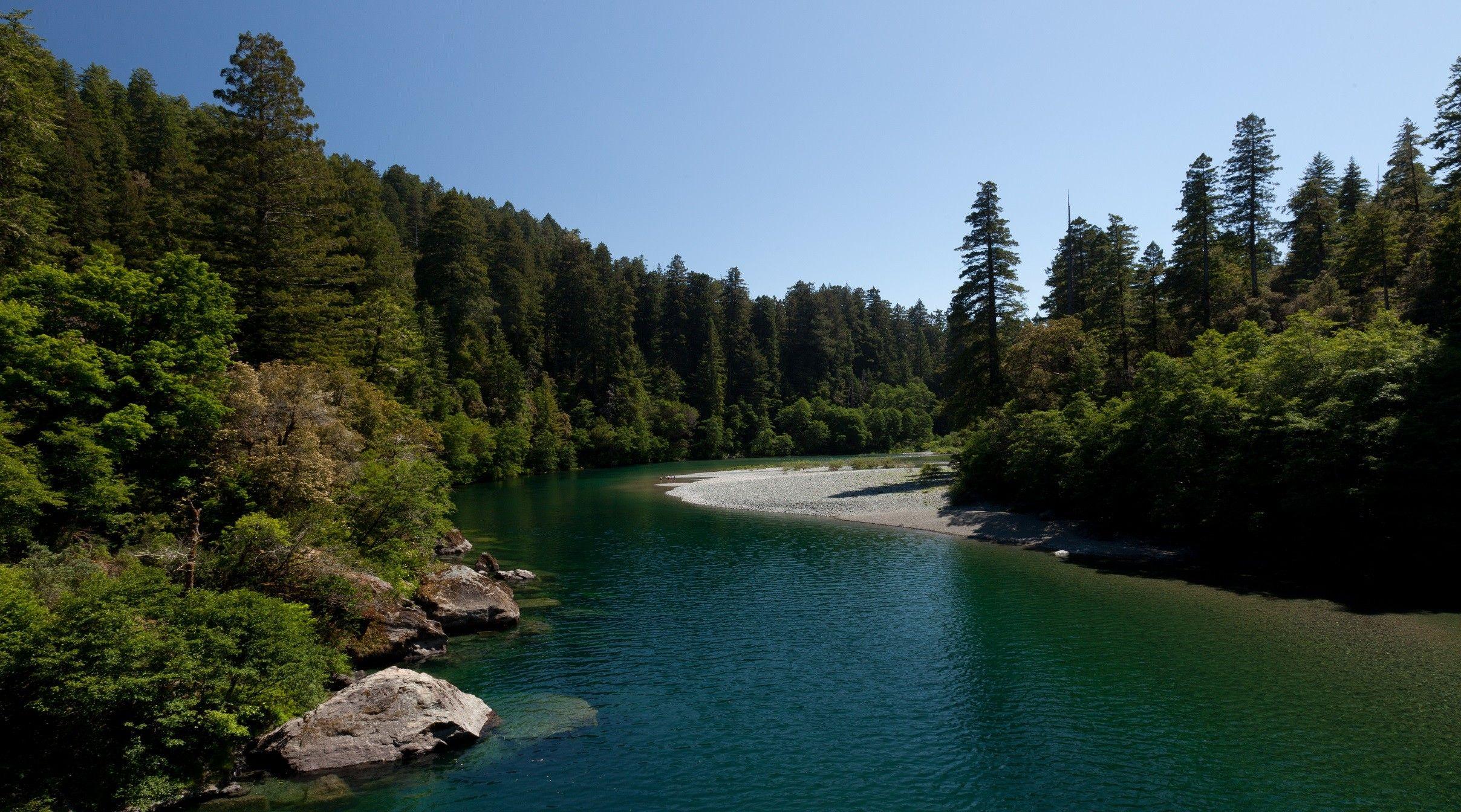 River: Jedediah Smith River State Park Montana Blue Rock Sky Water