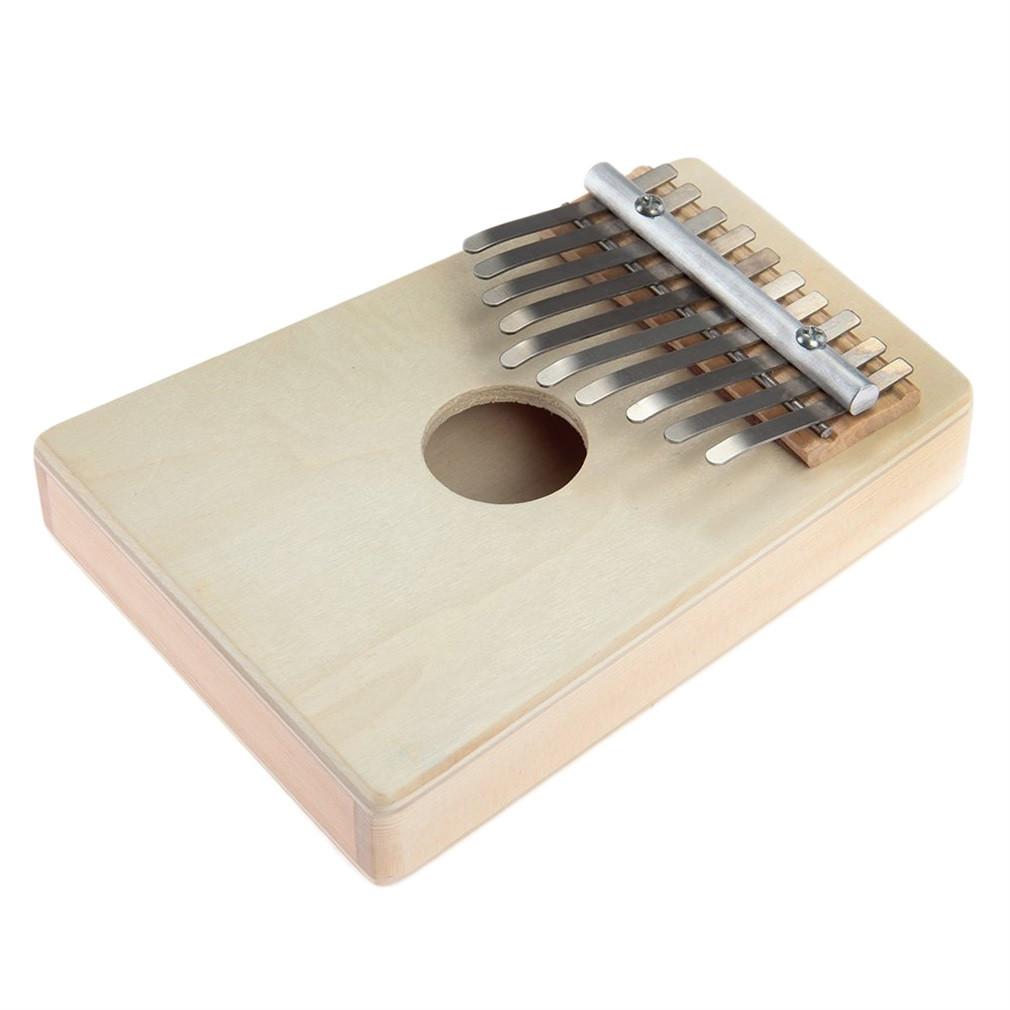 10 Keys Kalimba Mbira Likembe Sanza Thumb Piano Pine Instrument