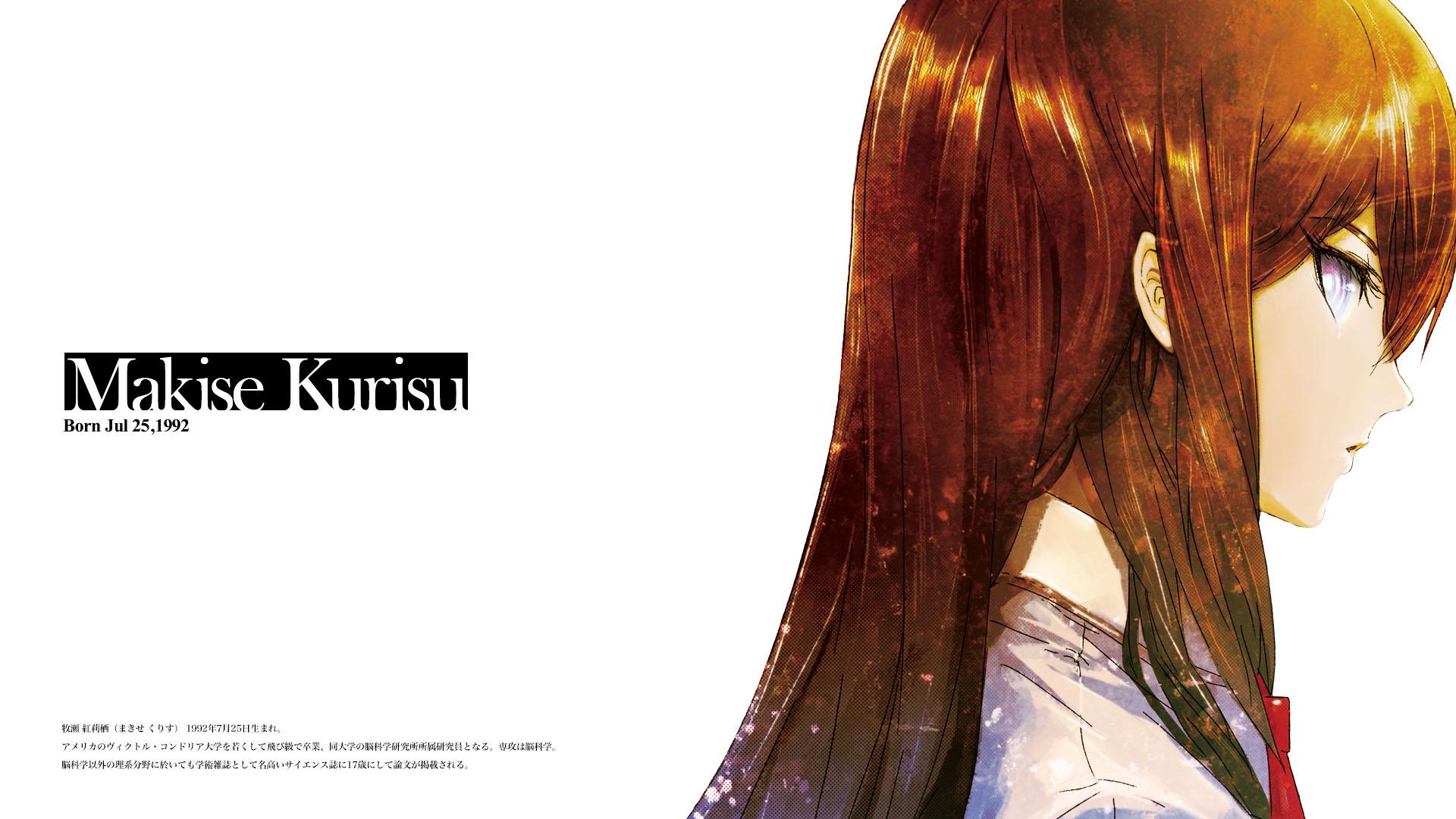 I’m searching for gorgeous Makise Kurisu wallpapers. Give me your