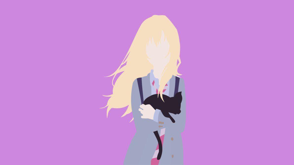 Kaori Miyazono Minimalist Wallpapers by HoneyPhantomhive