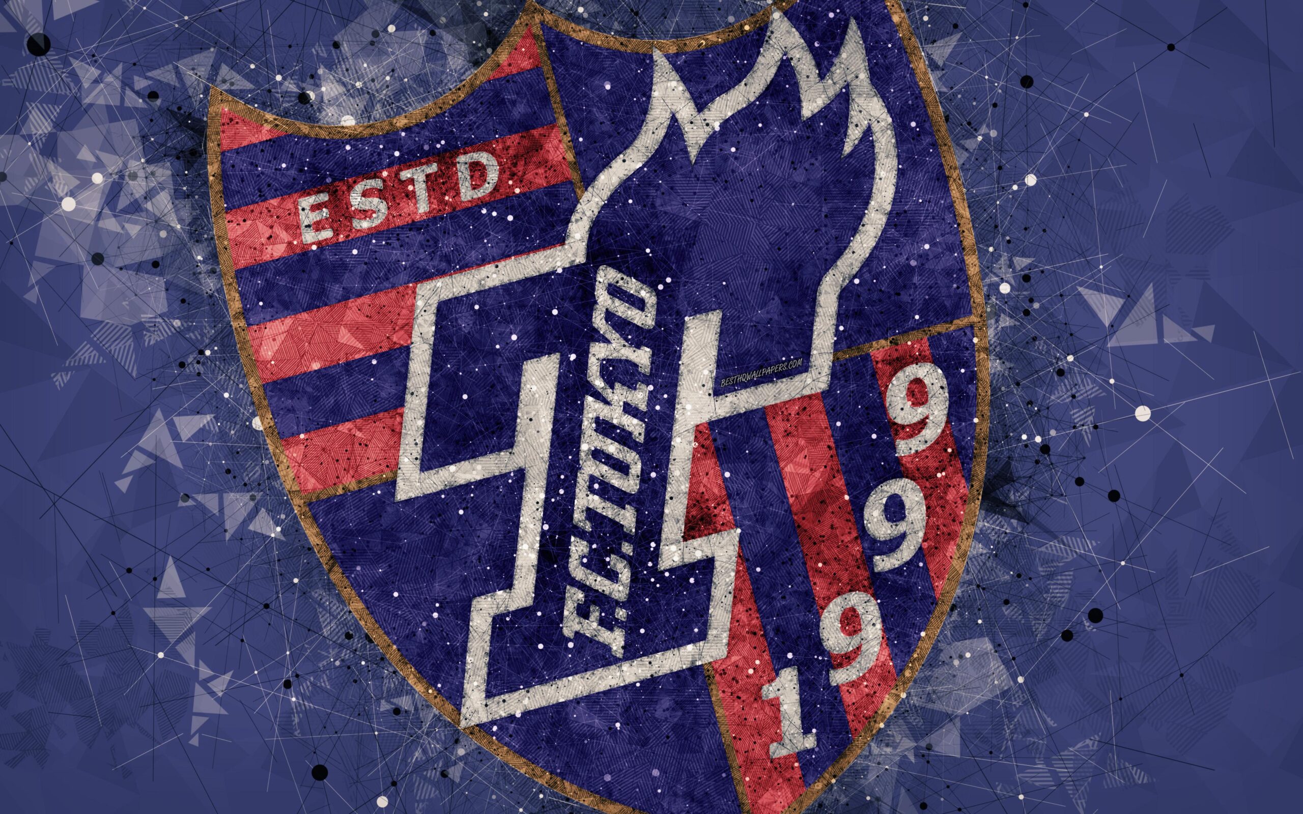 Download wallpapers FC Tokyo, 4k, Japanese football club, creative