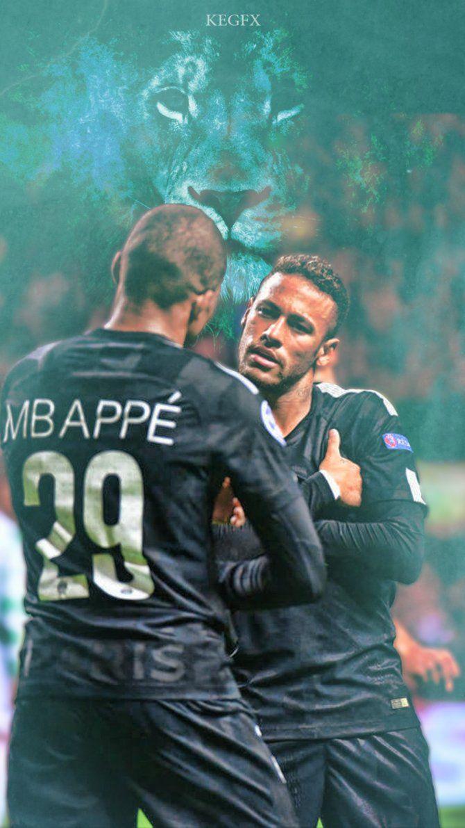 Kylian Mbappe, Neymar Jr Mobile Wallpapers by NewGenGFX