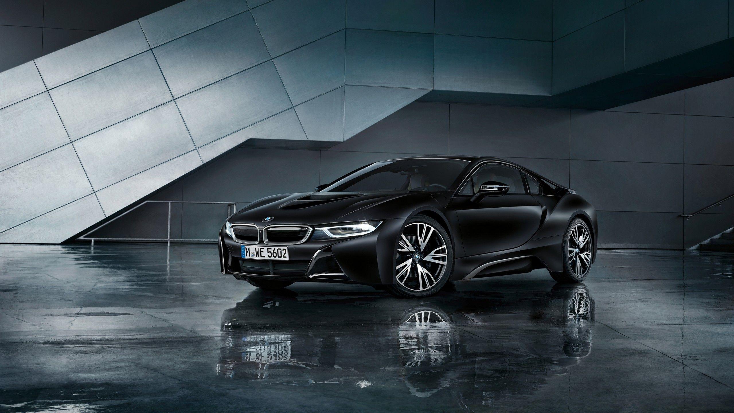 2017 BMW i8 Frozen Black 4K Wallpapers