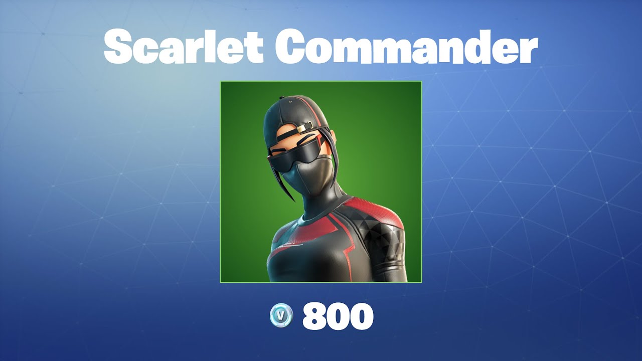 Scarlet Commander Fortnite wallpapers