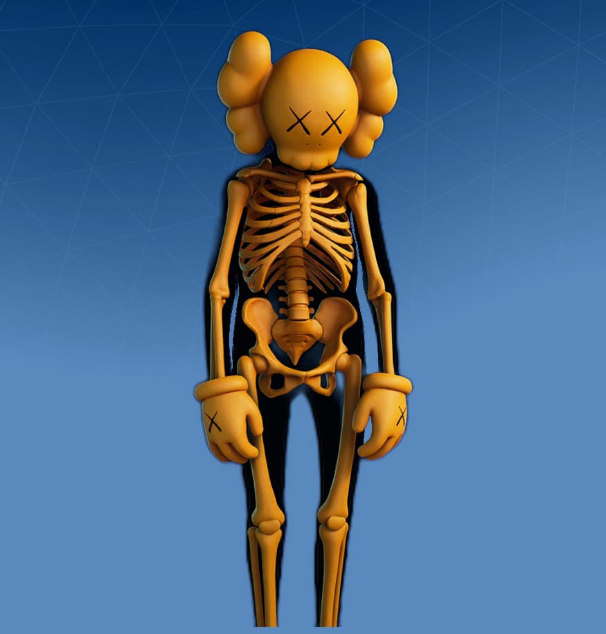 Kaws Skeleton Fortnite wallpapers