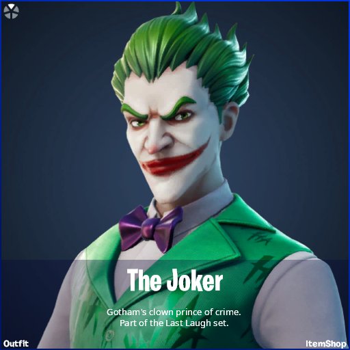 The Joker Fortnite wallpapers